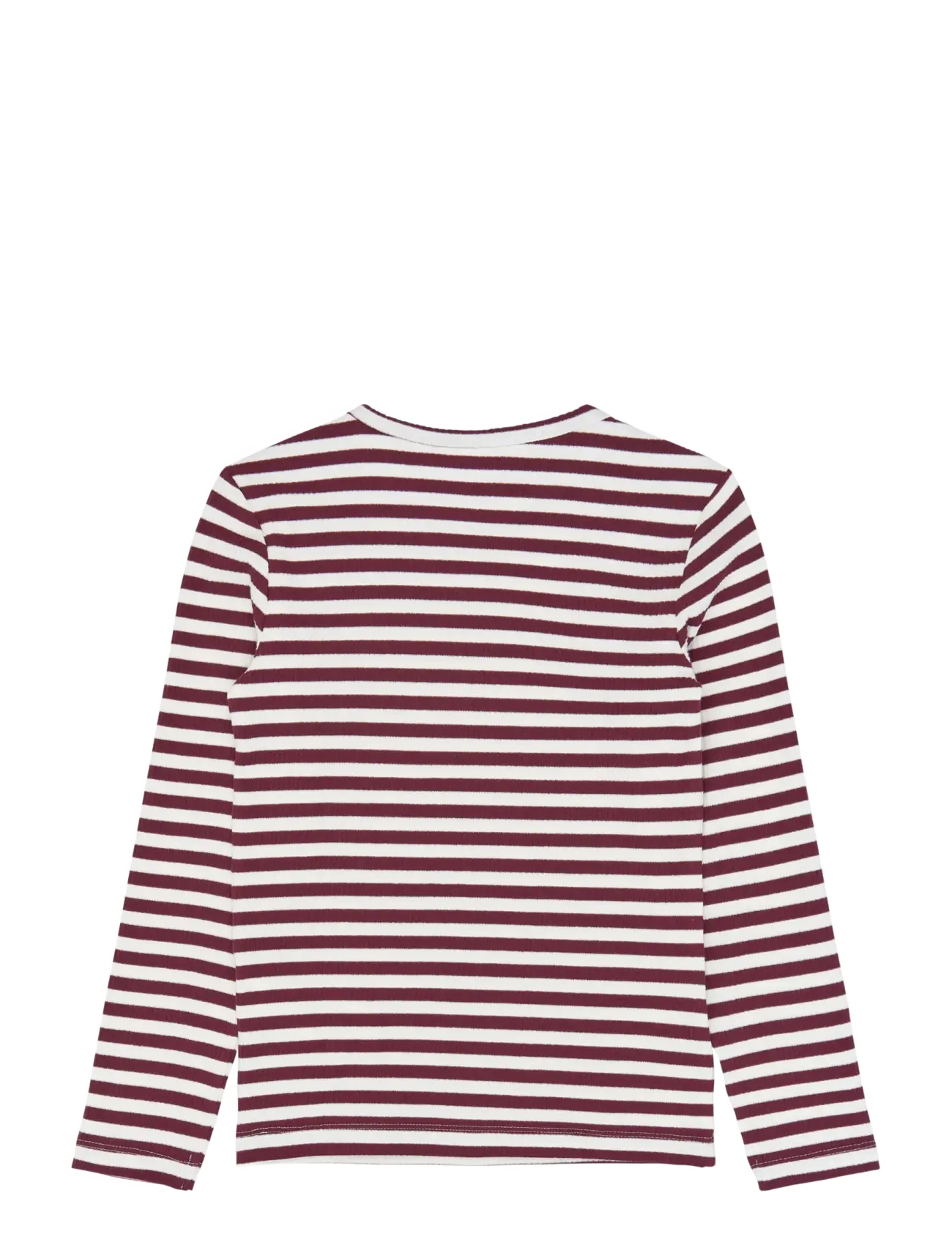 The New - TNMoore L_S Rib Tee - långärmade t-shirts - gardenia striped - 2