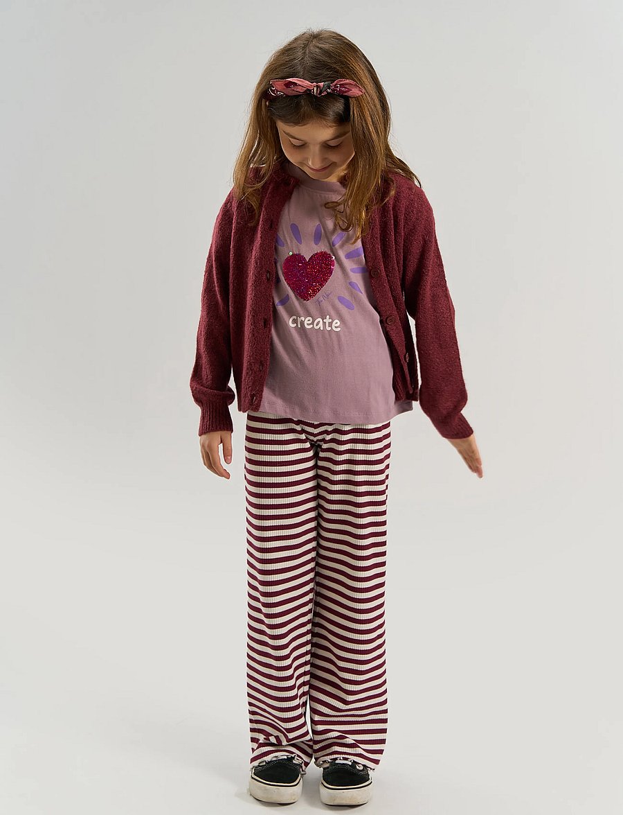 The New - TNMoore Wide Rib Pants - einkaufen nach alter von - gardenia striped - 0
