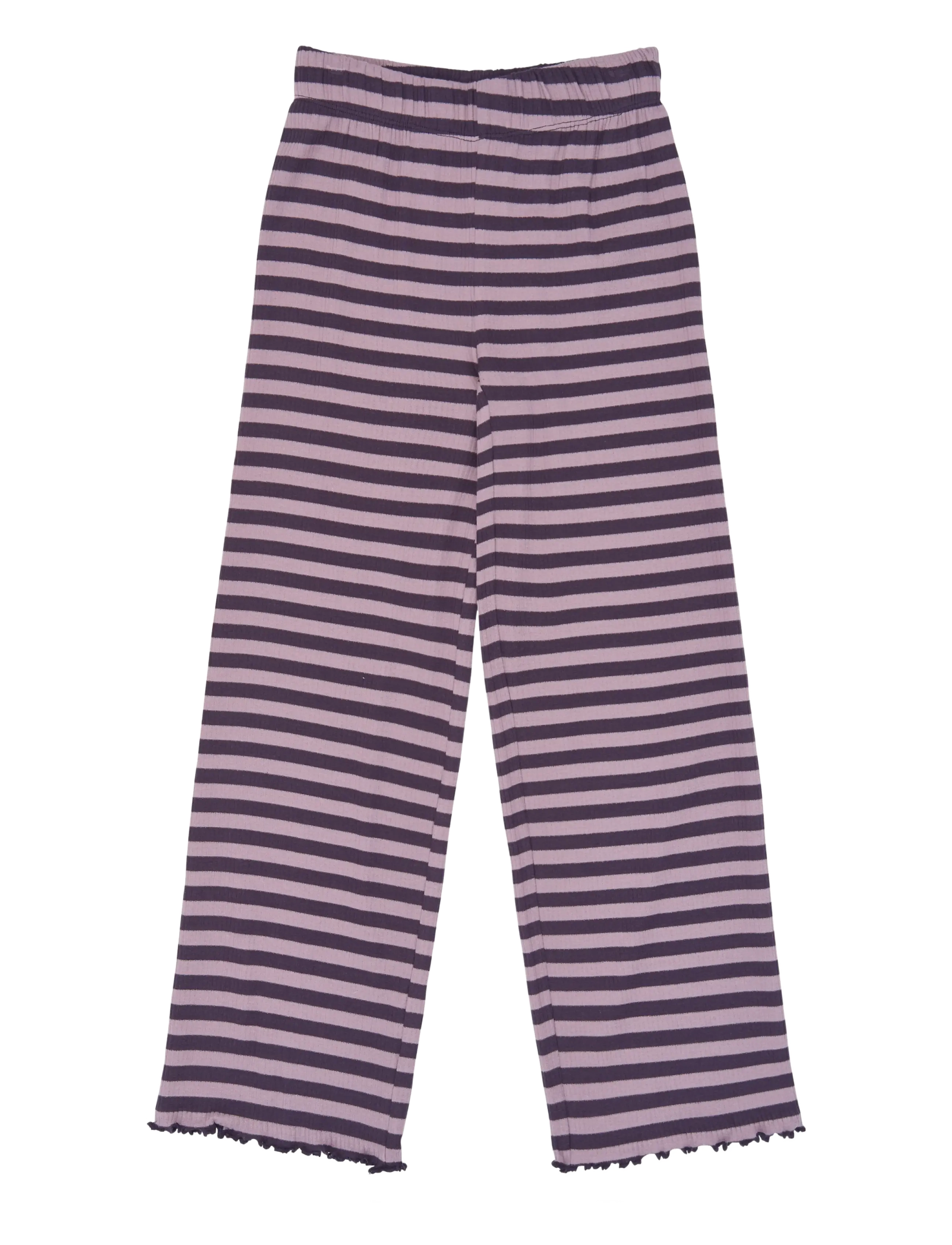 The New TNMoore Wide Rib Pants - The New - SWEET GRAPE STRIPED TN / purple