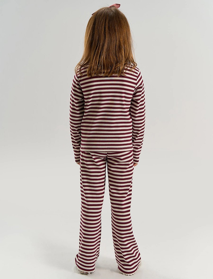 The New - TNMoore L_S Rib Cardigan - gardenia striped - 3