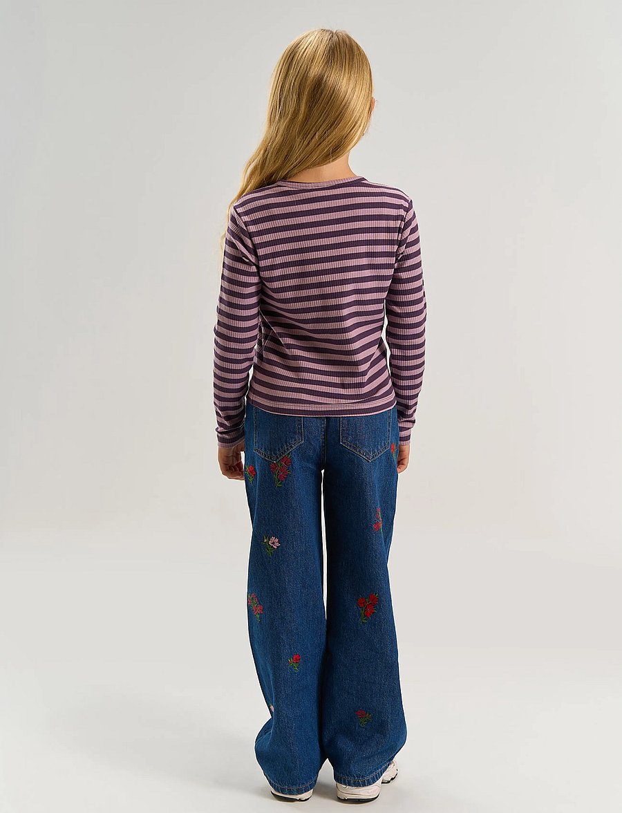 The New - TNMoore L_S Rib Cardigan - sweet grape striped tn - 3