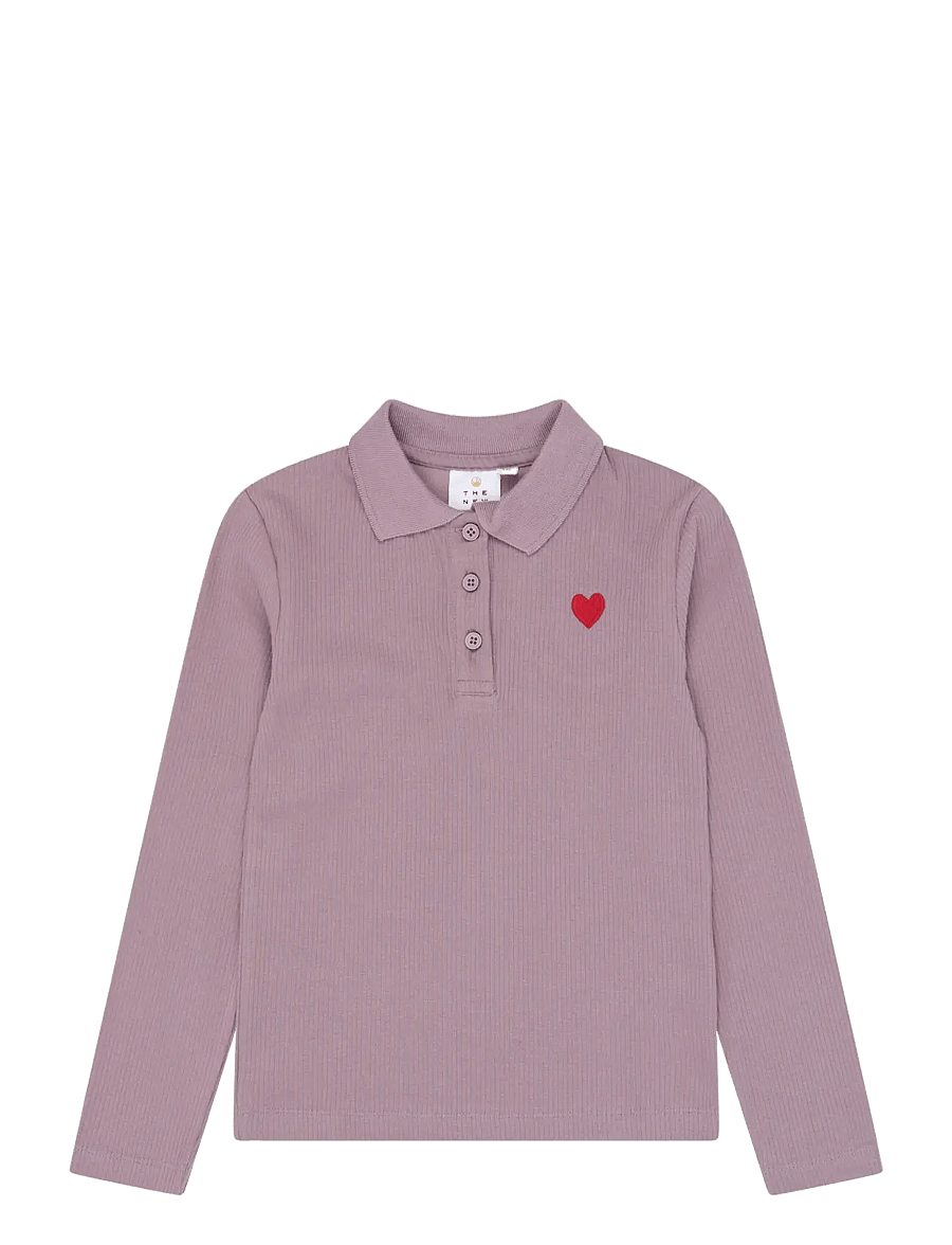The New - TNVarena L_S Rib Polo - elderberry tn - 1