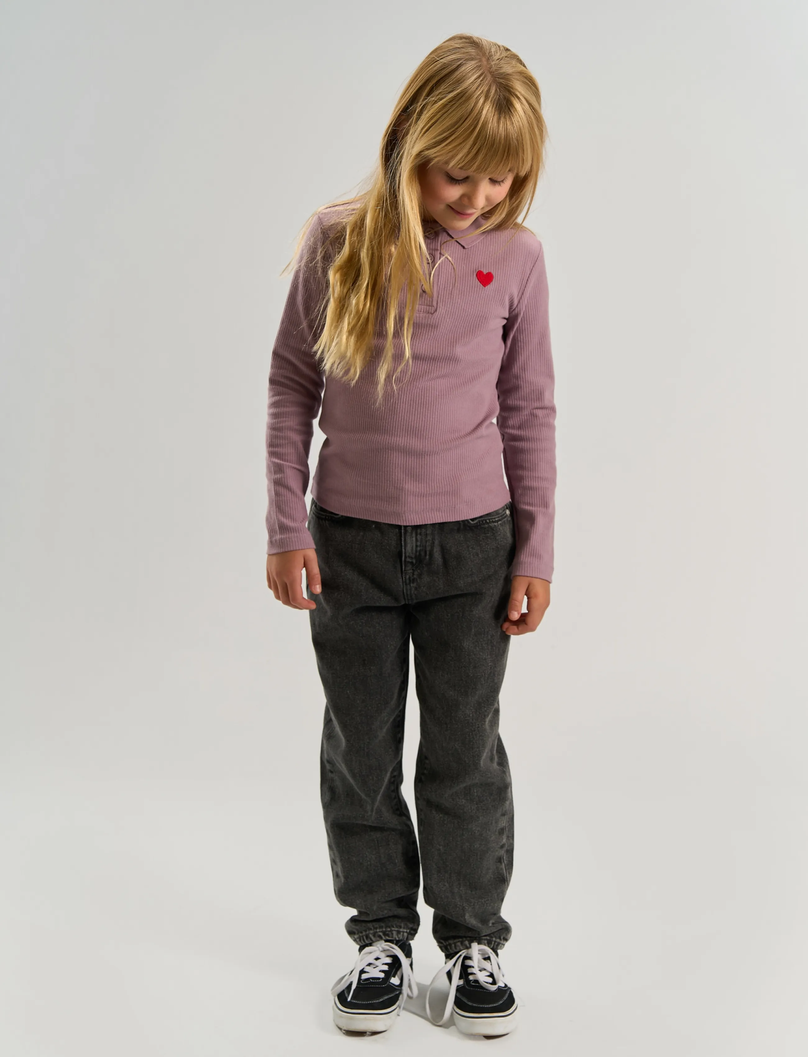 The New TNVarena L_S Rib Polo - Polosärgid - ELDERBERRY TN / purple