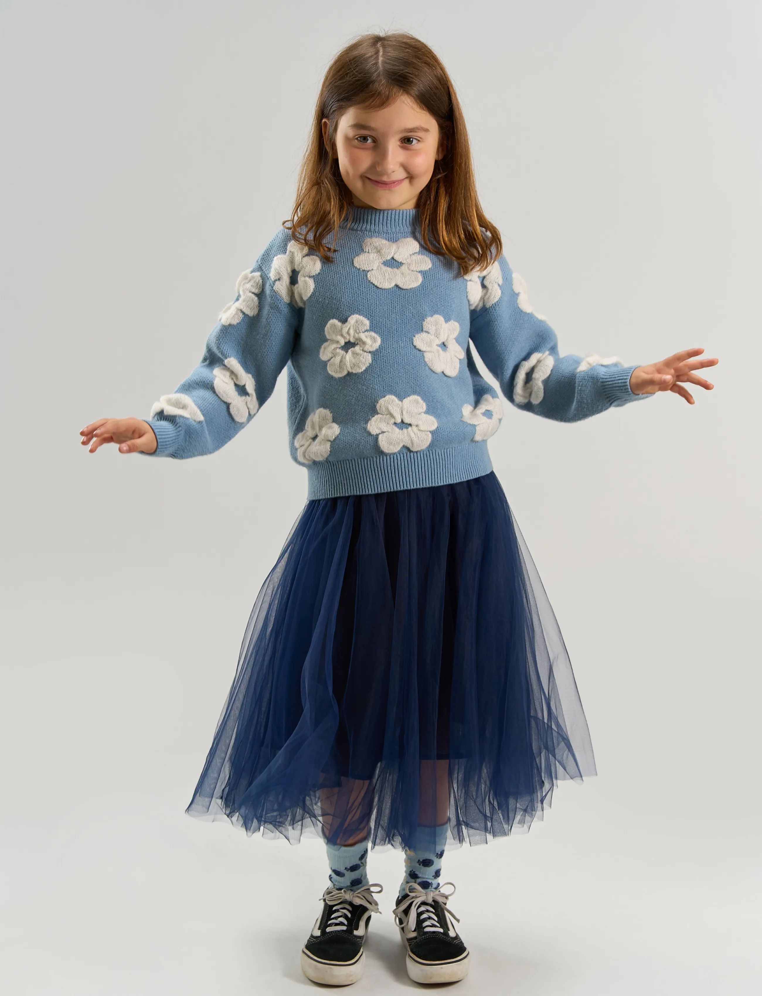 The New TNPeaven Mesh Skirt - Korte nederdele - NAVY BLAZER / navy