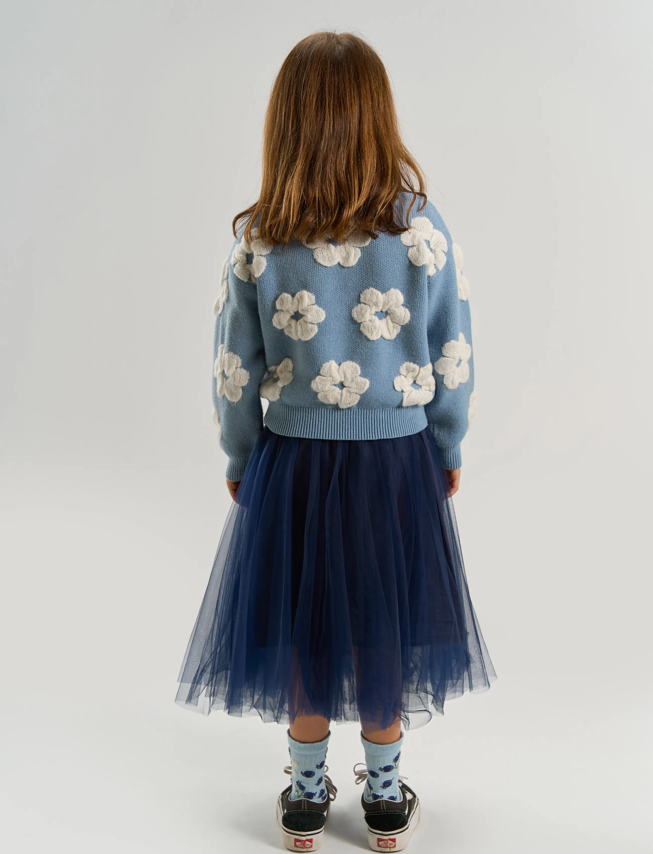 The New - TNPeaven Mesh Skirt - tylnederdel - navy blazer - 4