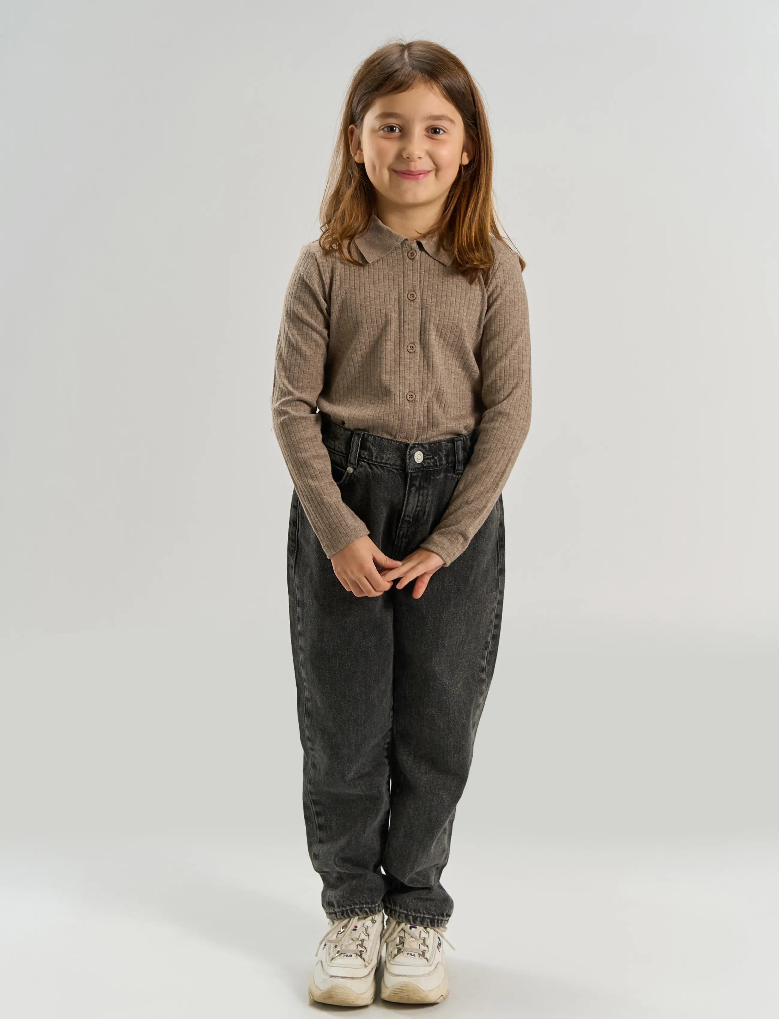 The New - TNVeeta L_S Rib Cardigan - taupe gray tn - 3