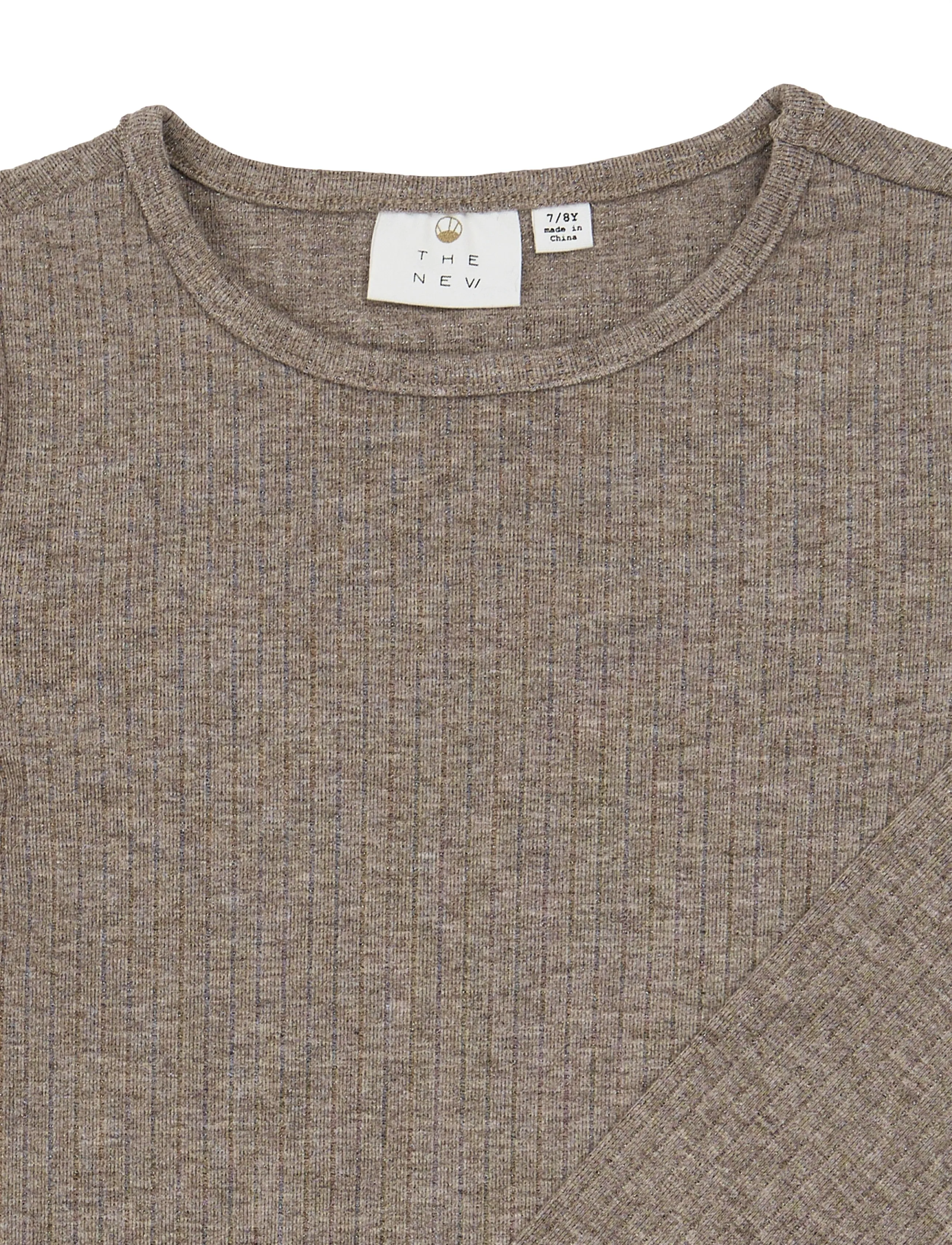 The New - TNVeeta L_S Rib Tee - taupe gray tn - 4