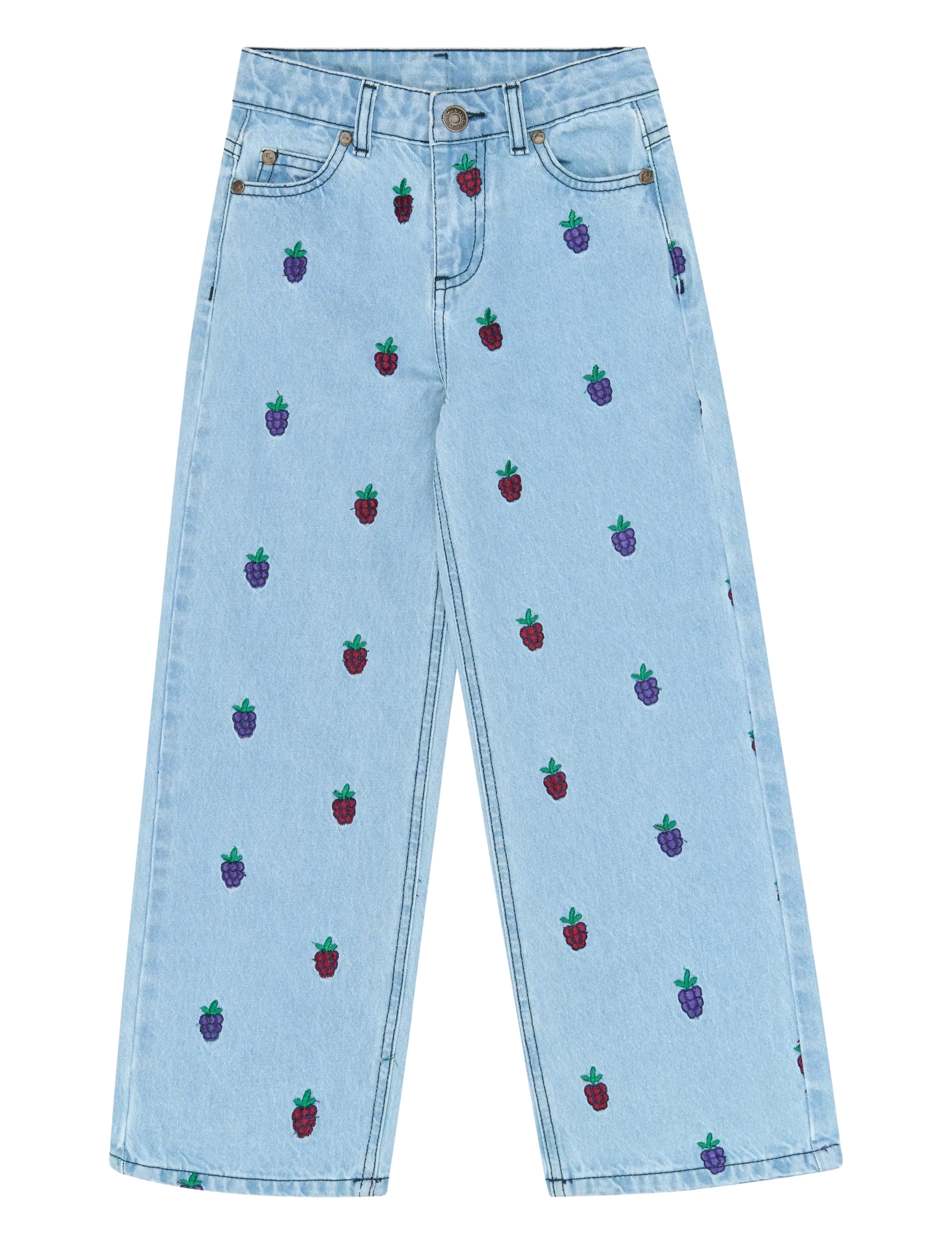 The New Tnvanna Wide Fit Jeans, 7, Blue, Jeans > Vidde Jeans, Børn
