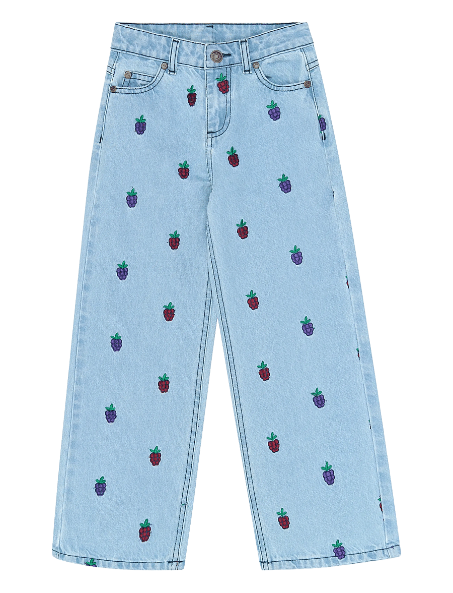 The New - TNVanna Wide Fit Jeans - light blue denim emb - 0