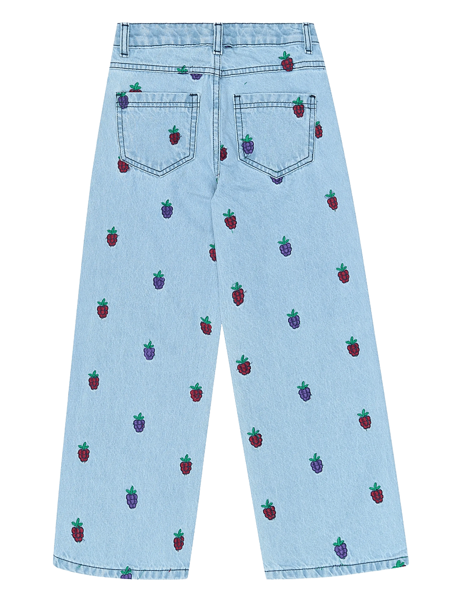 The New - TNVanna Wide Fit Jeans - light blue denim emb - 1