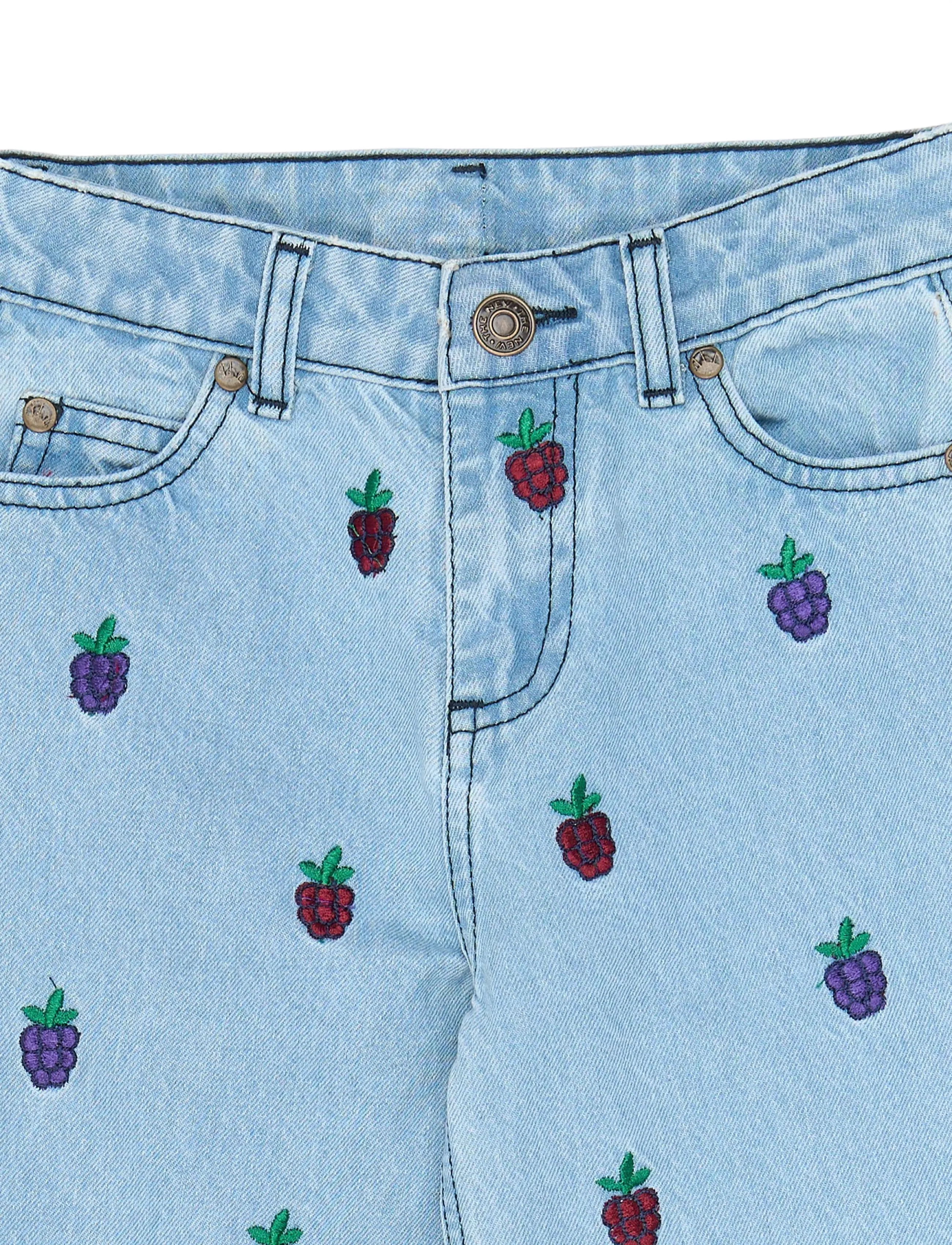 The New - TNVanna Wide Fit Jeans - light blue denim emb - 2