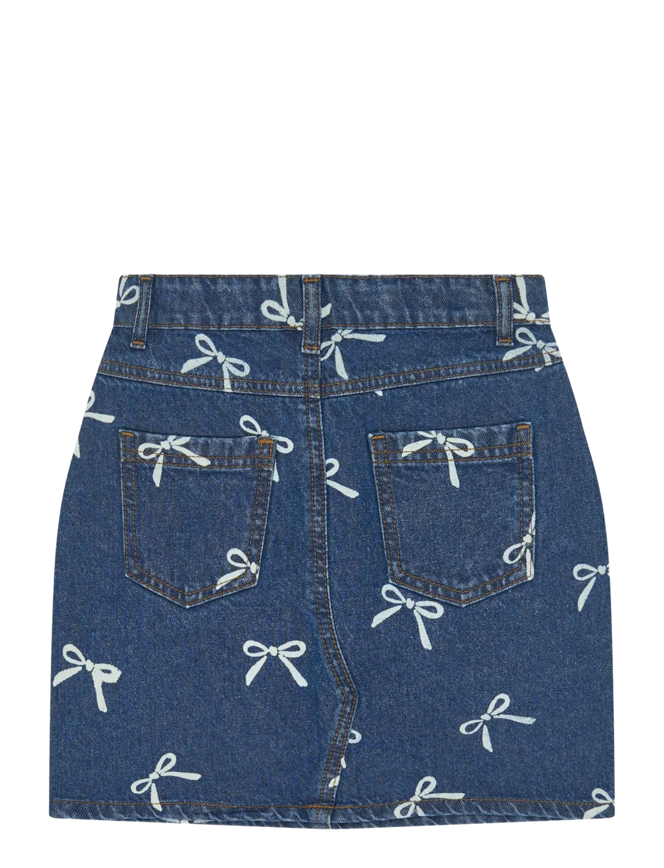 The New - TNVirginia Denim Skirt - korte nederdele - medium blue denim aop - 2