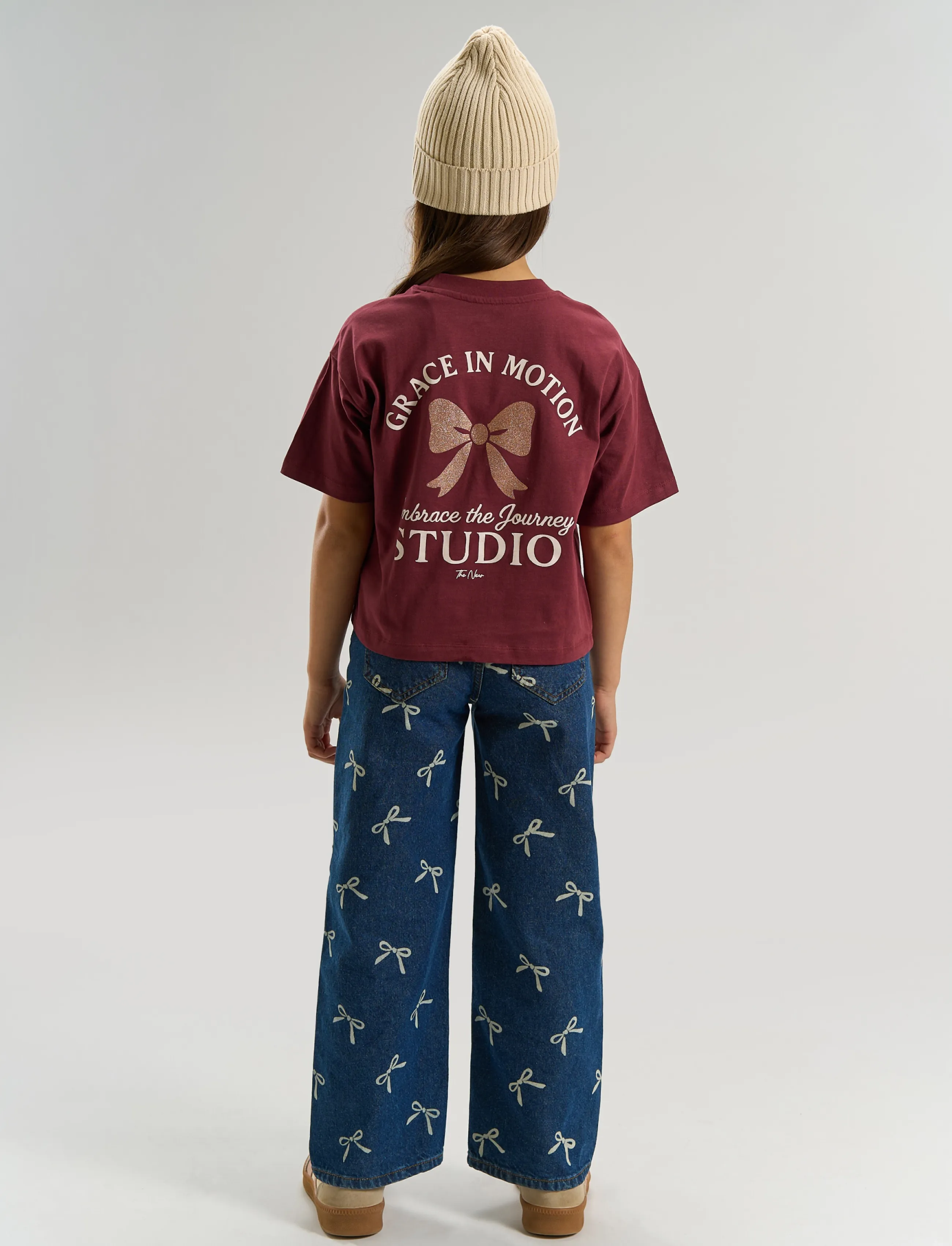 The New - TNVirginia Wide Fit Jeans - loose jeans - medium blue denim aop - 3