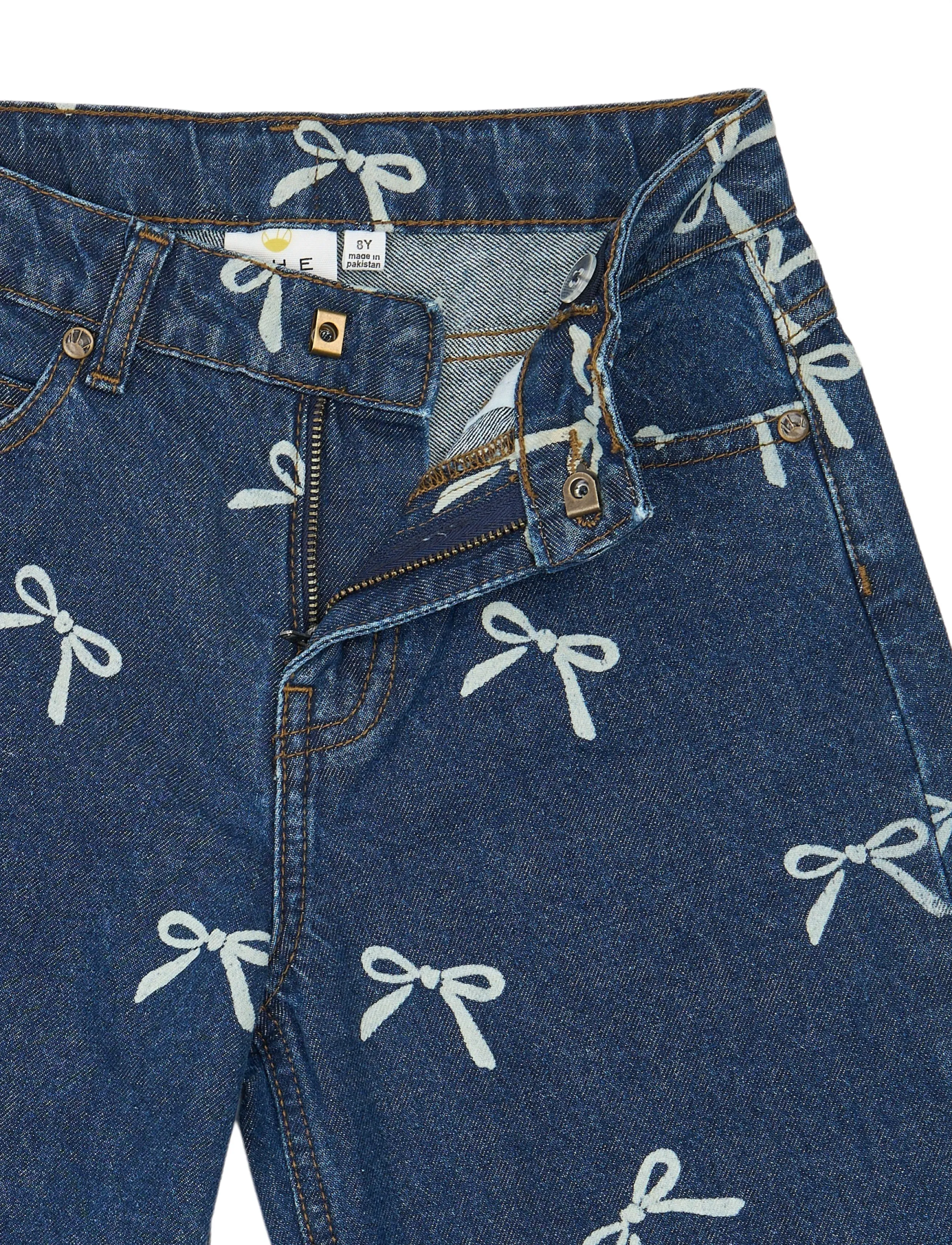 The New - TNVirginia Wide Fit Jeans - loose jeans - medium blue denim aop - 4