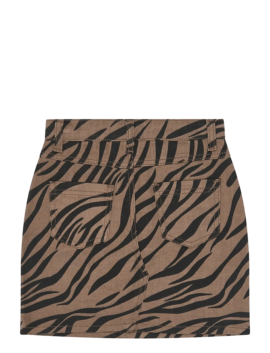 The New - TNVanya Denim Skirt - korte nederdele - taupe gray aop tn - 2