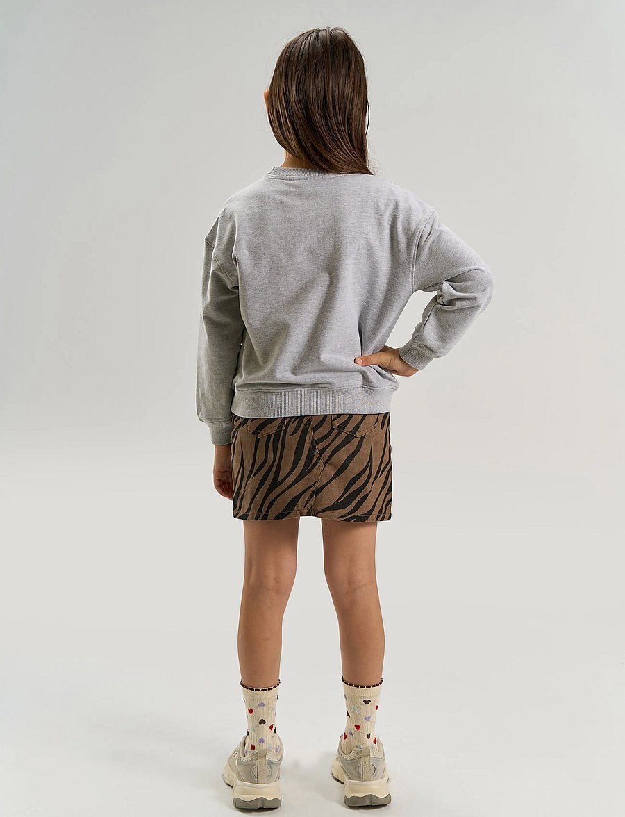 The New - TNVanya Denim Skirt - korte nederdele - taupe gray aop tn - 3