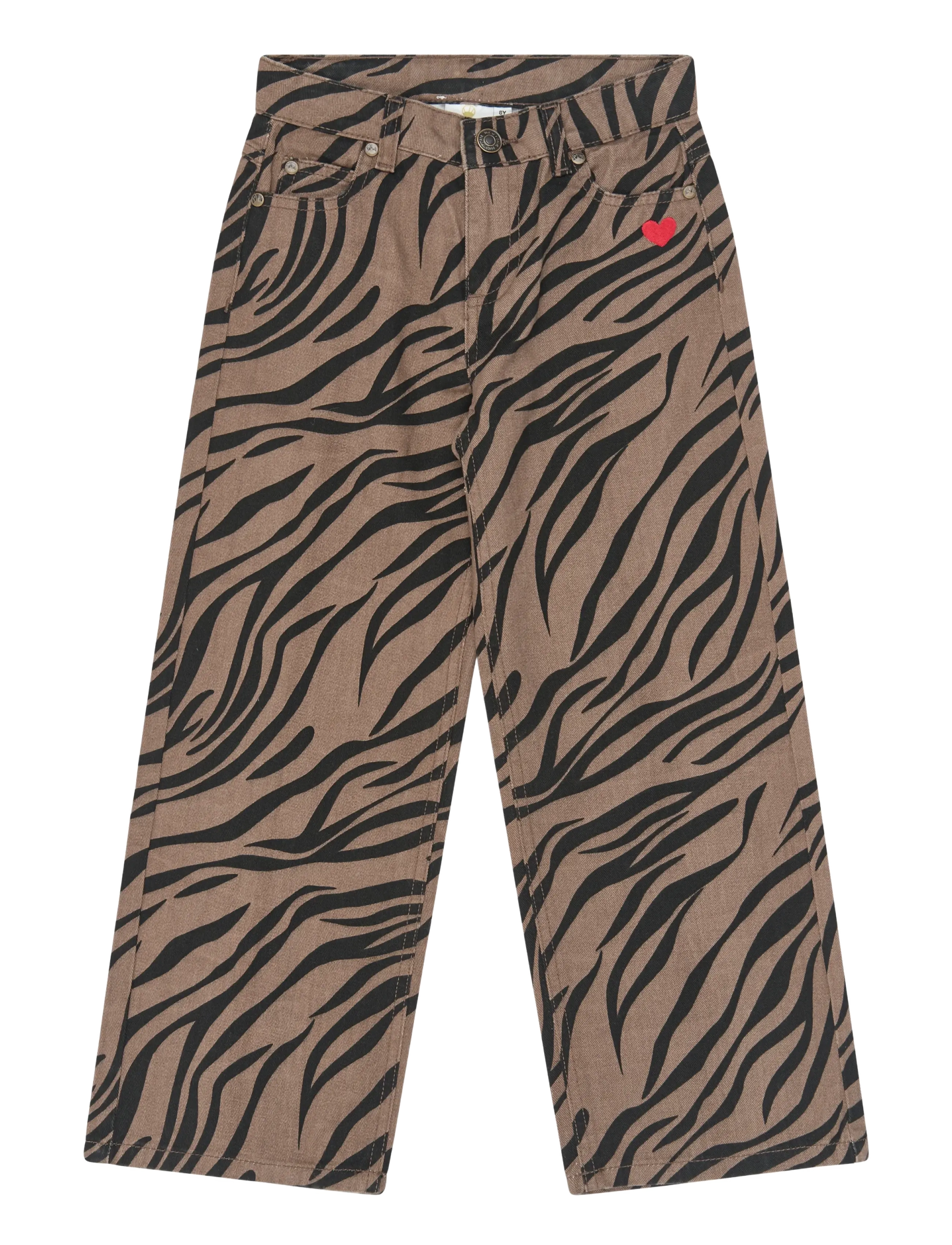 The New TNVanya Wide Fit Jeans - The New - TAUPE GRAY AOP TN / brown