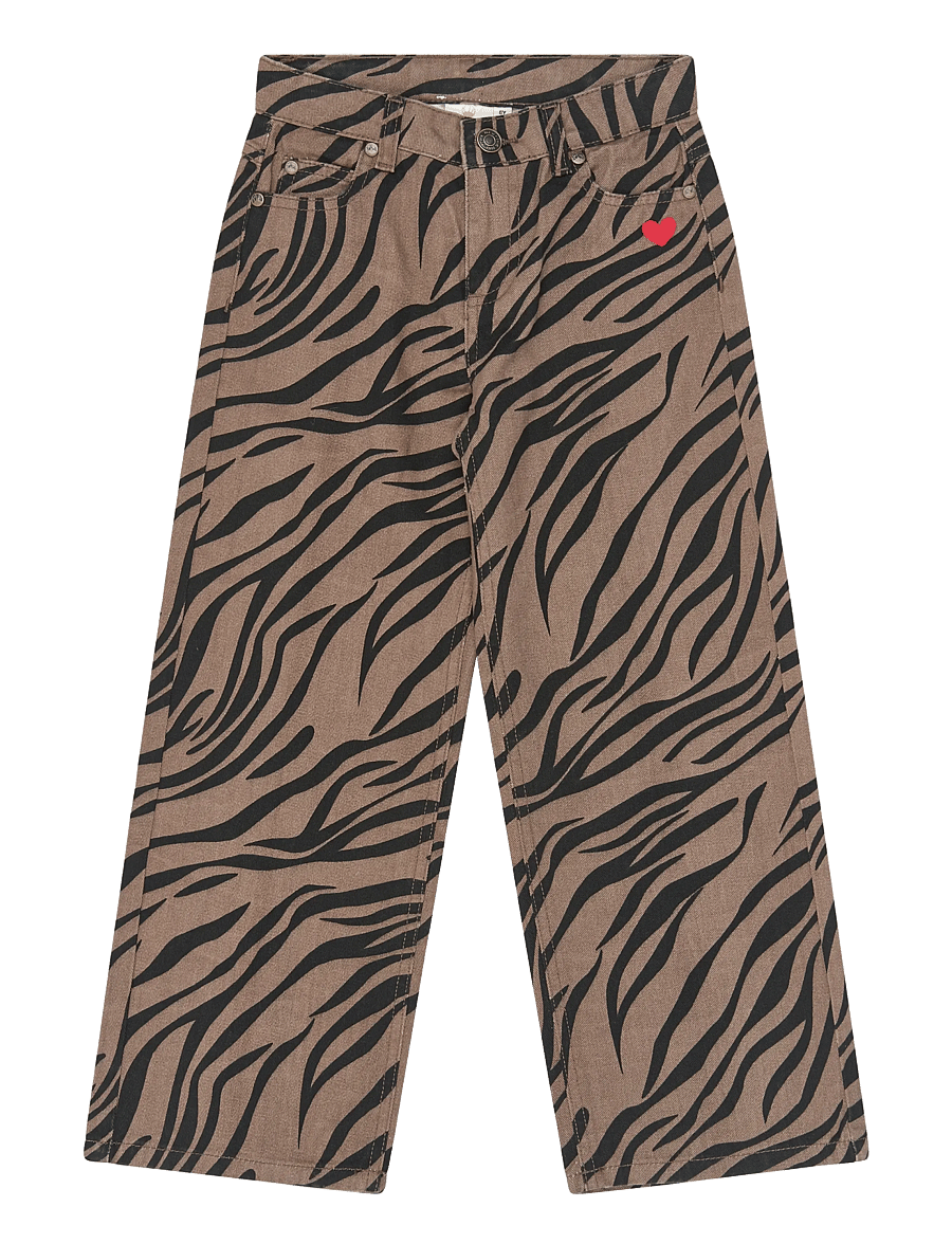 The New - TNVanya Wide Fit Jeans - hosen mit weitem bein - taupe gray aop tn - 1