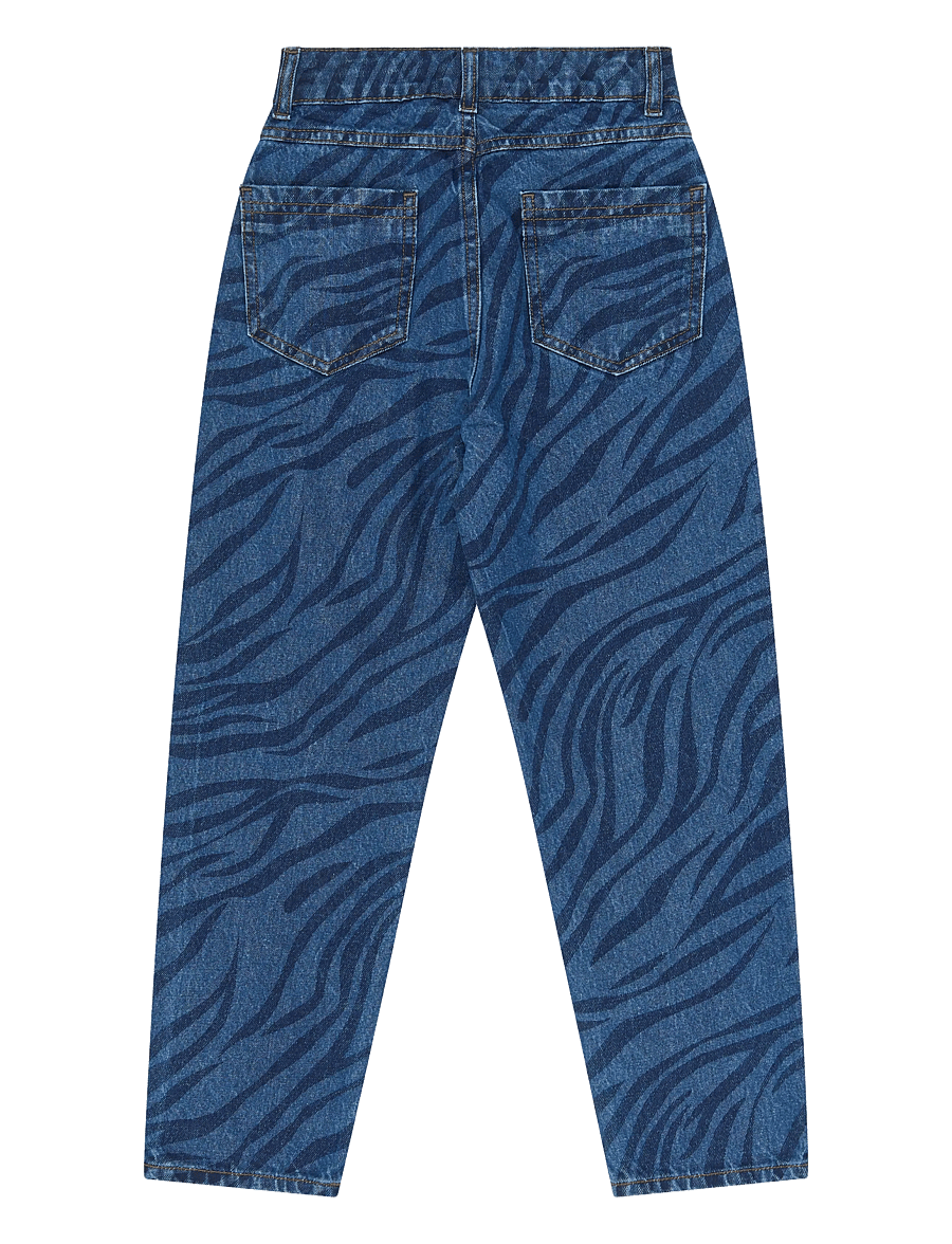 The New - TNVeola Mom Fit Jeans - tapered jeans - medium blue denim aop - 0