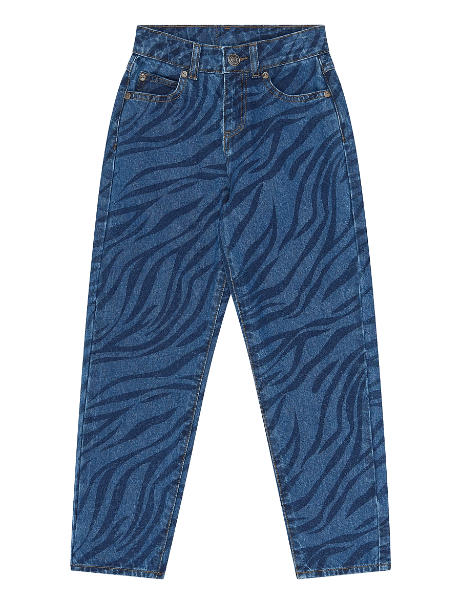 The New - TNVeola Mom Fit Jeans - tapered jeans - medium blue denim aop - 1