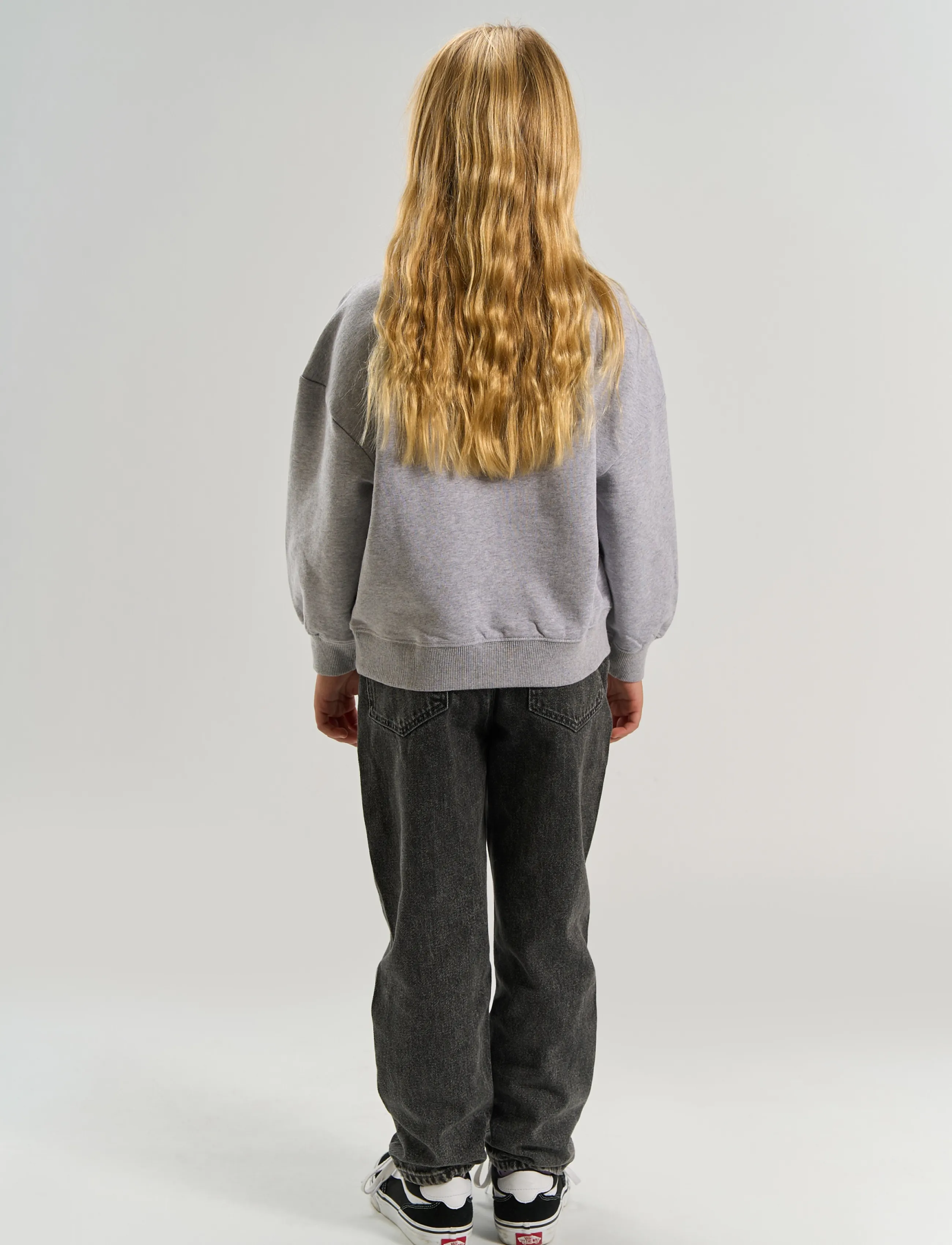 The New - TNVolina OS Melange Sweatshirt - sweatshirts - light grey melange - 3
