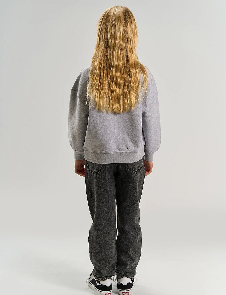 The New - TNVolina OS Melange Sweatshirt - sweatshirts - light grey melange - 3