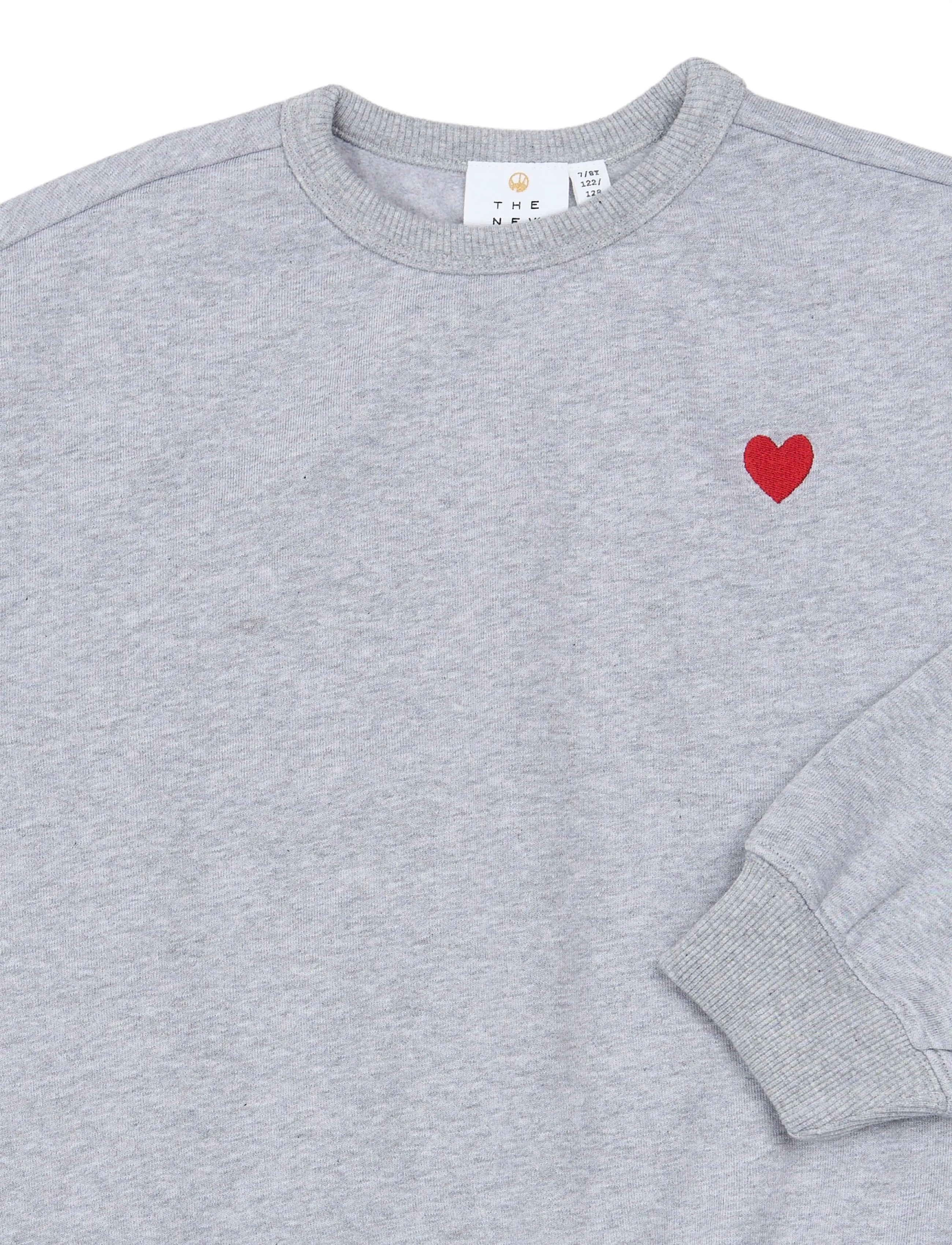 The New - TNVolina OS Melange Sweatshirt - sweatshirts - light grey melange - 4