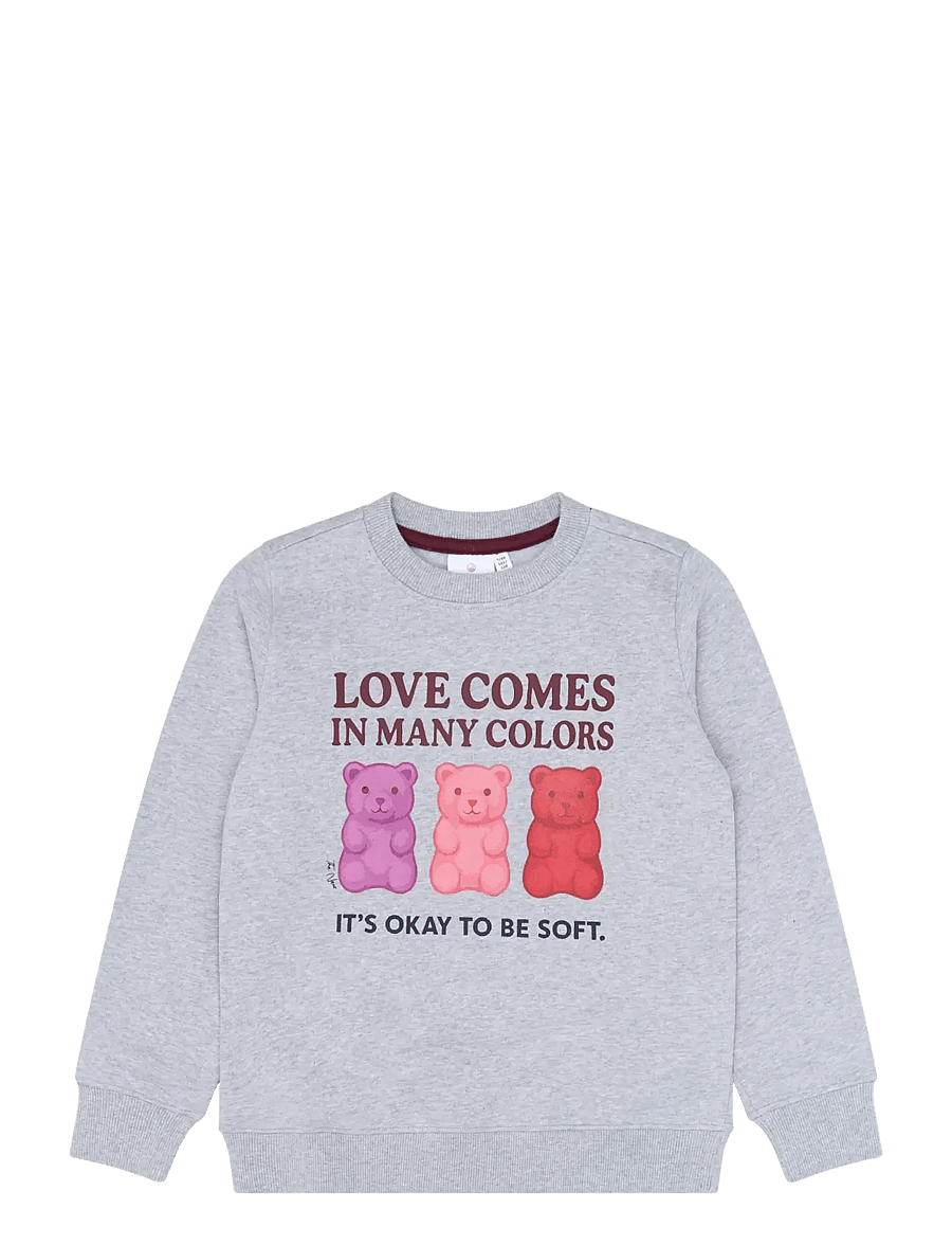 The New - TNVivi Sweatshirt - sweatshirts - light grey melange - 1