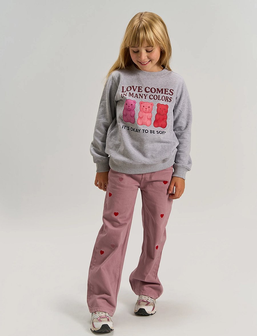The New - TNVivi Sweatshirt - sweatshirts - light grey melange - 0