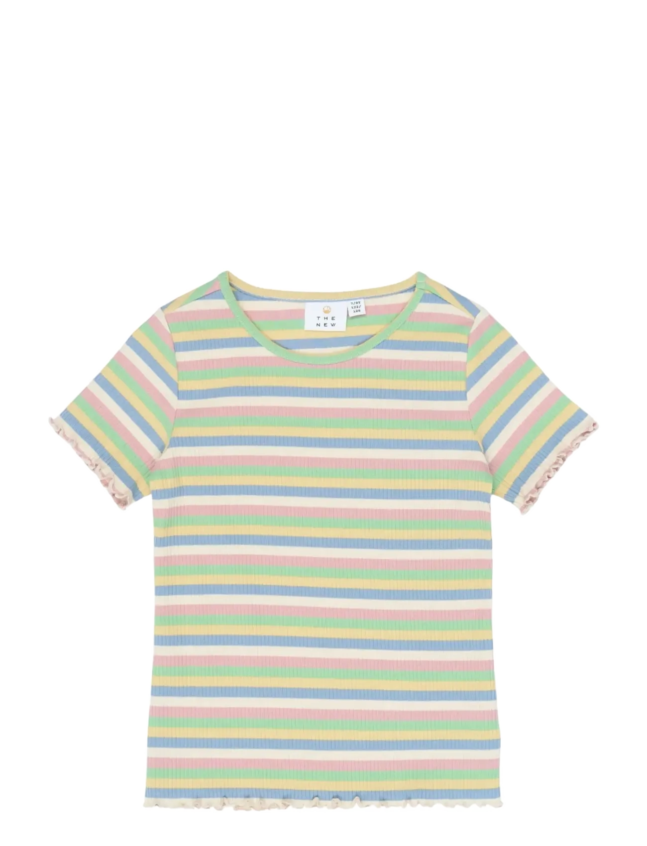 The New TNStella S_S Rib Tee - Børn 98-134 - MULTI STRIPED / multi