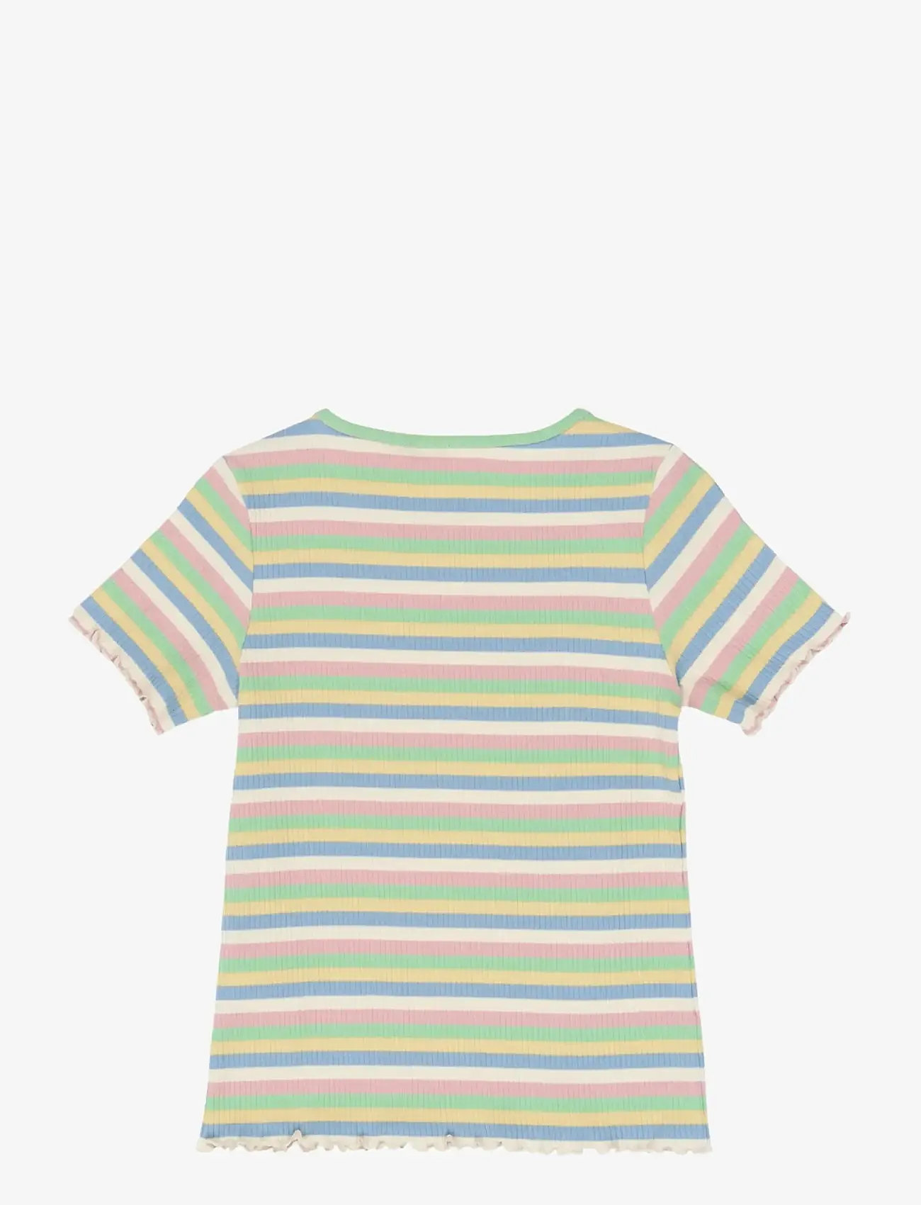 The New - TNStella S_S Rib Tee - lühikeste varrukatega t-särgid - multi striped - 1