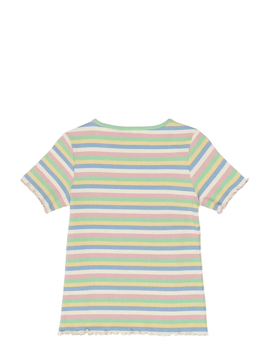 The New - TNStella S_S Rib Tee - kurzärmelige - multi striped - 1