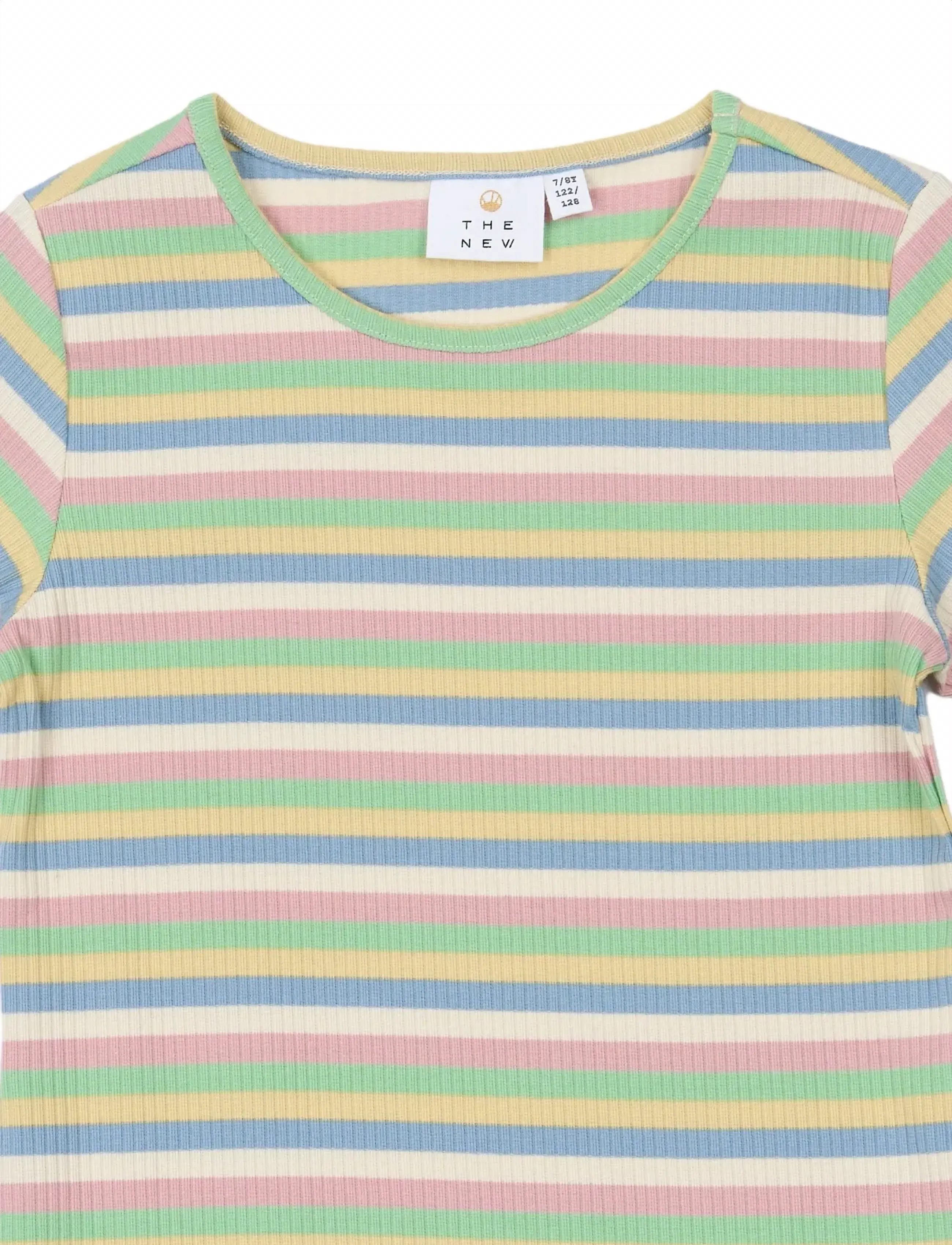 The New - TNStella S_S Rib Tee - kurzärmelige - multi striped - 2