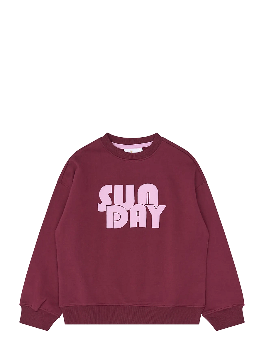 The New - TNVirna OS Sweatshirt - sweatshirts - burgundy tn - 1