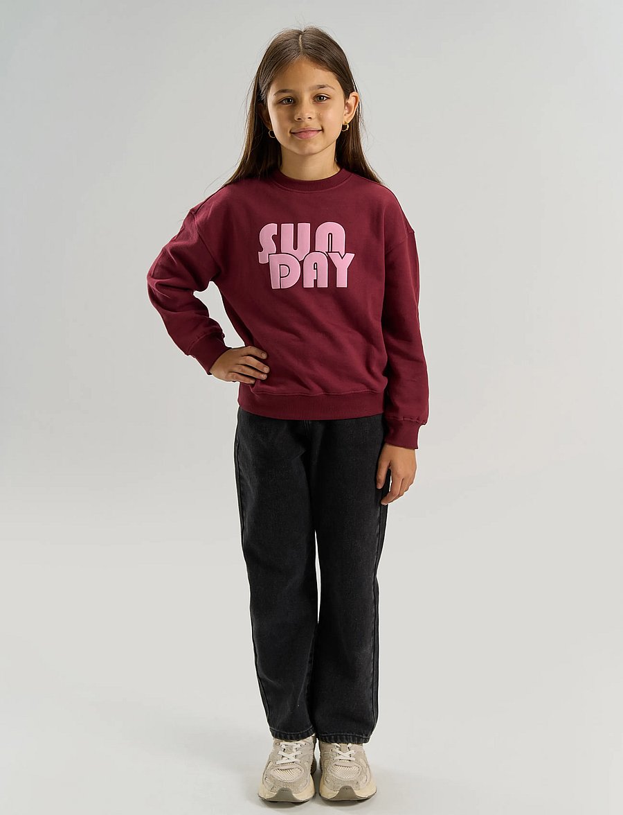 The New - TNVirna OS Sweatshirt - sweatshirts - burgundy tn - 0