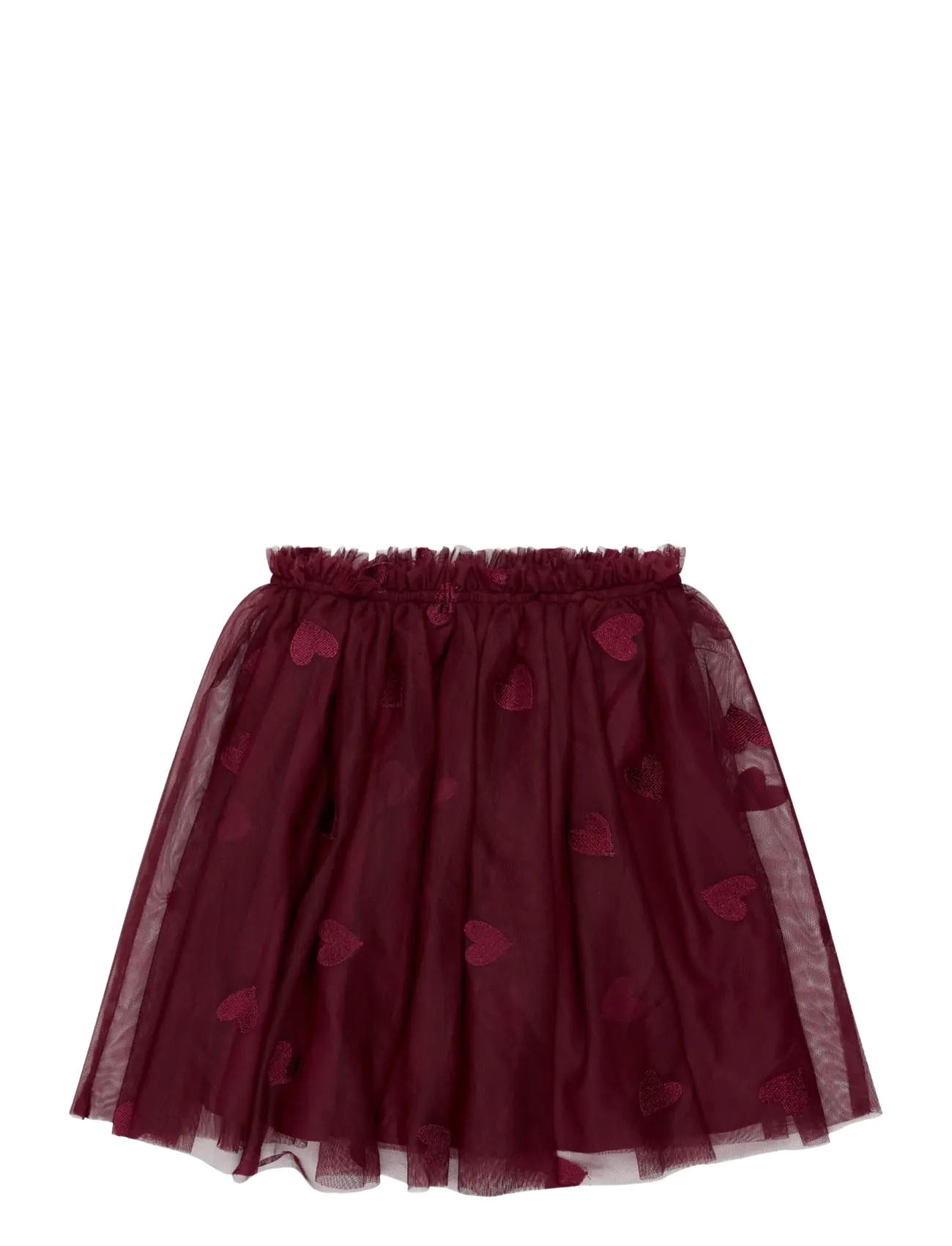 The New TNVohanna Mesh Skirt - Osta suuruse järgi - BURGUNDY EMB TN / burgundy