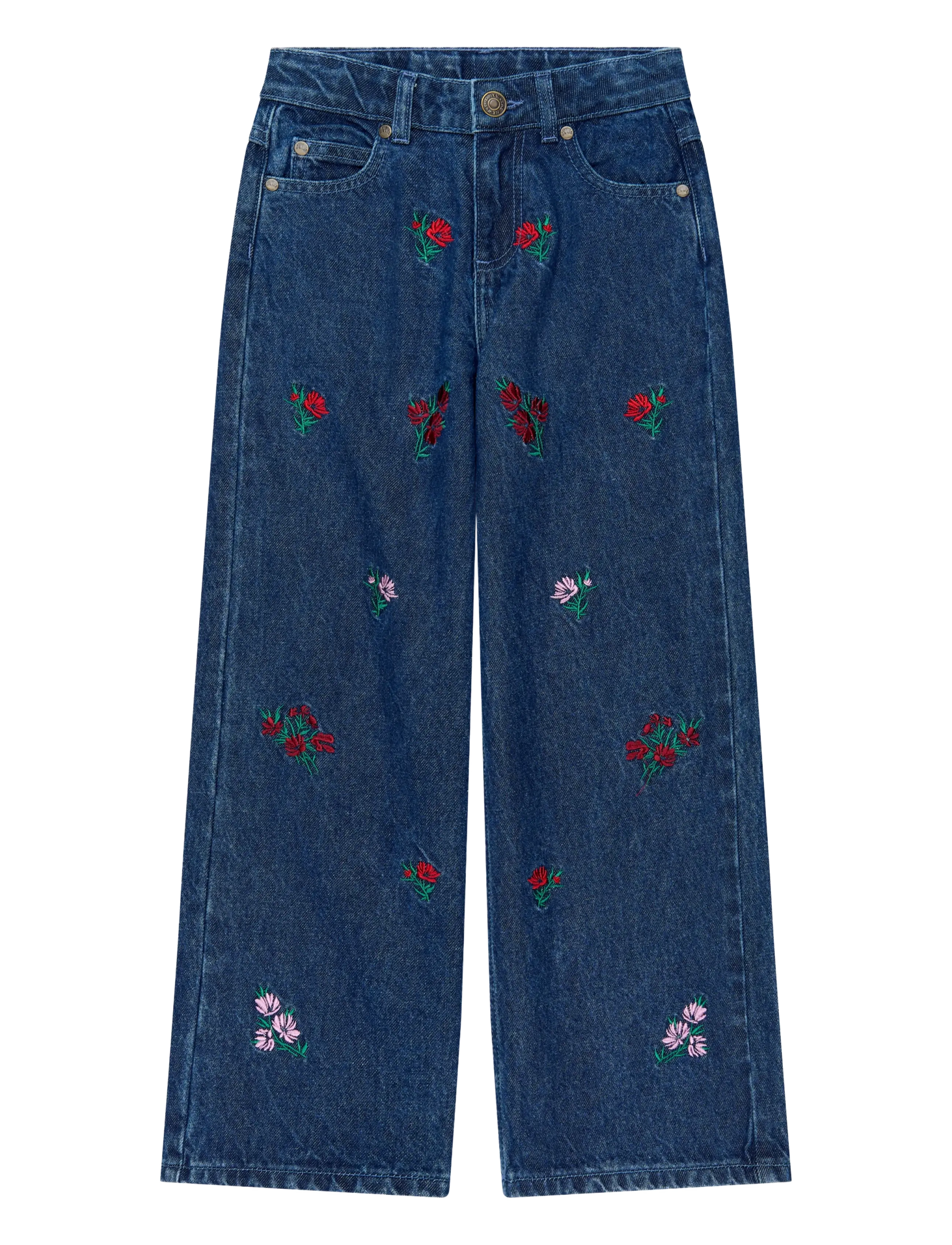 The New TNVincetta Wide Fit Jeans - Kläder - MEDIUM BLUE DENIM EMB / blue