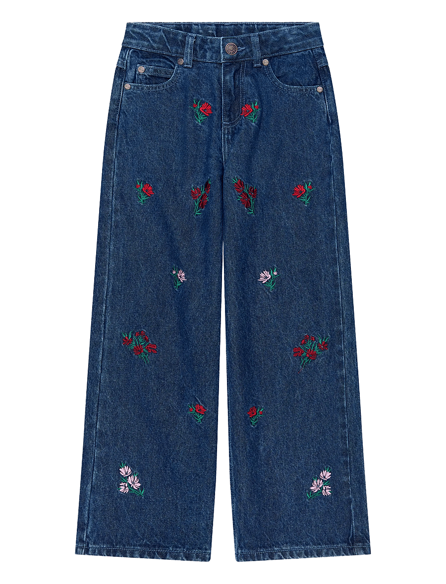 The New - TNVincetta Wide Fit Jeans - medium blue denim emb - 1