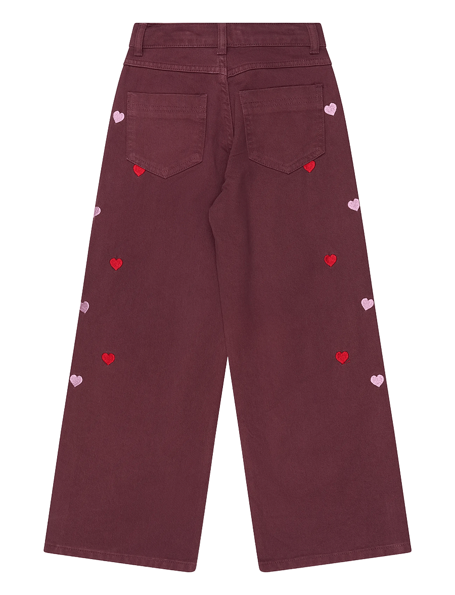The New - TNValentine Wide Fit Jeans - burgundy emb tn - 2