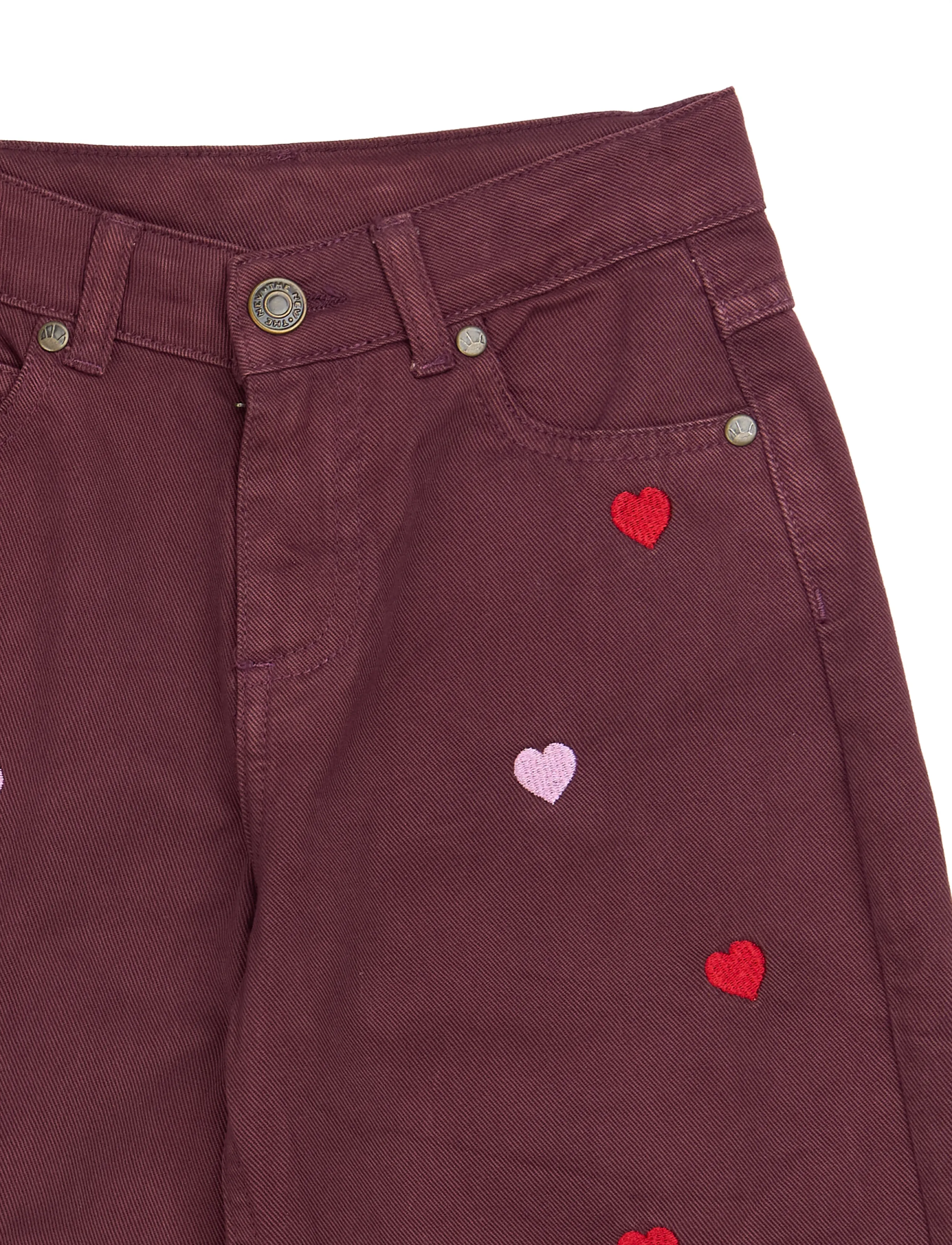 The New - TNValentine Wide Fit Jeans - burgundy emb tn - 4