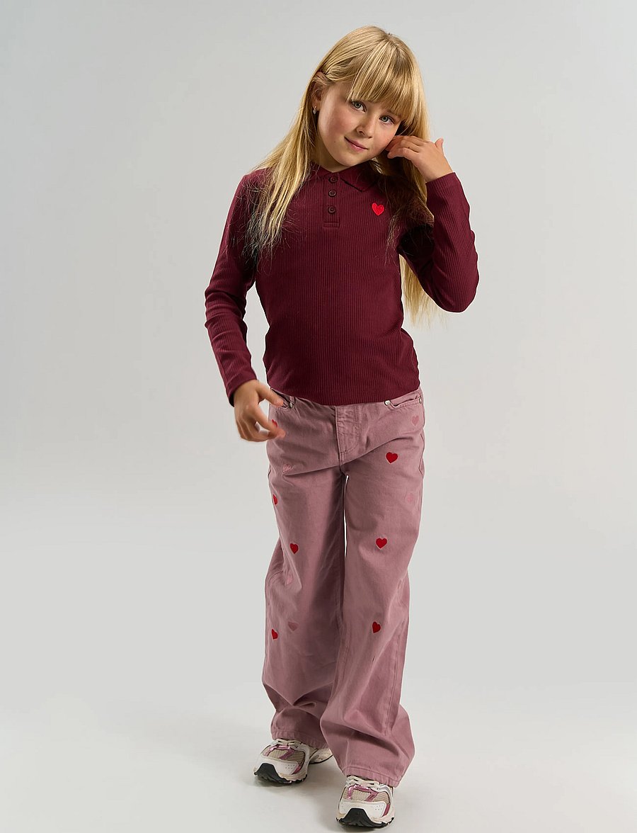The New - TNValentine Wide Fit Jeans - hosen mit weitem bein - elderberry emb tn - 0