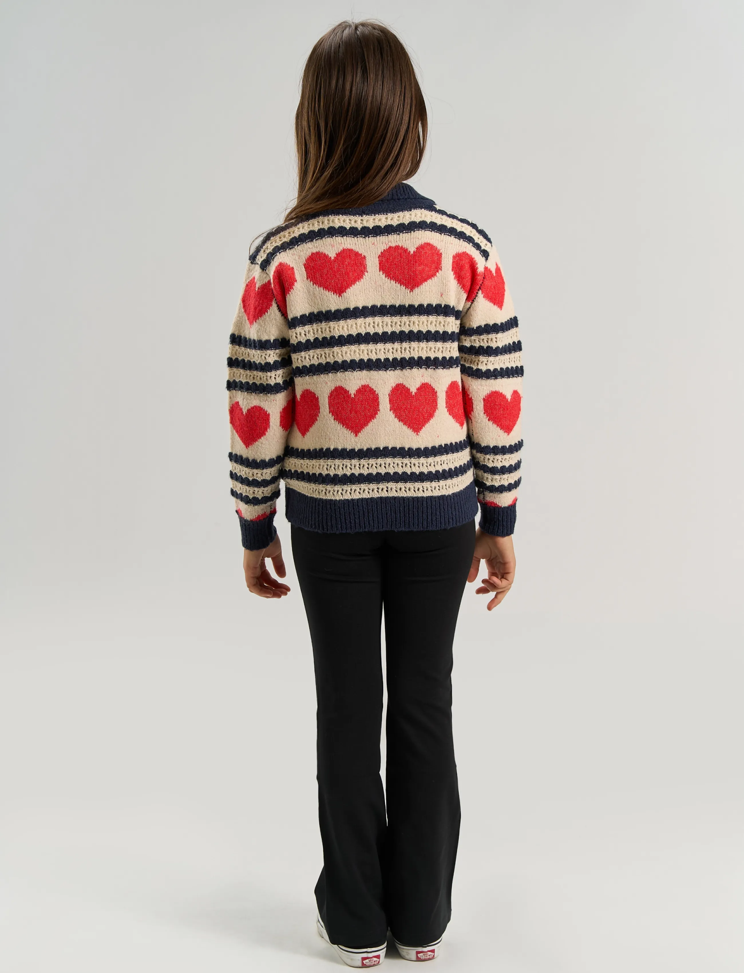 The New - TNVallie Jacquard Cardigan - cardigans - gardenia striped - 3