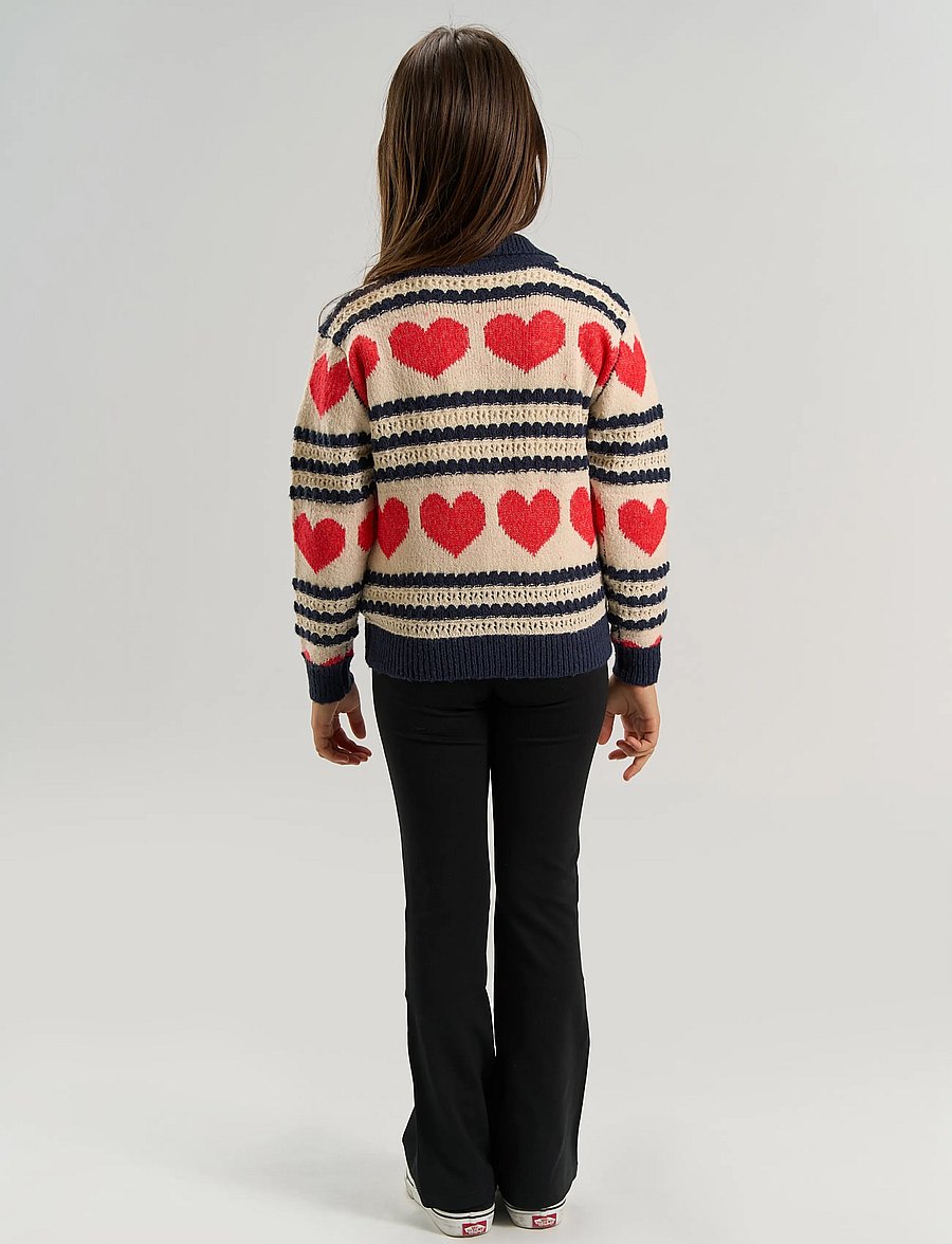 The New - TNVallie Jacquard Cardigan - cardigans - gardenia striped - 3