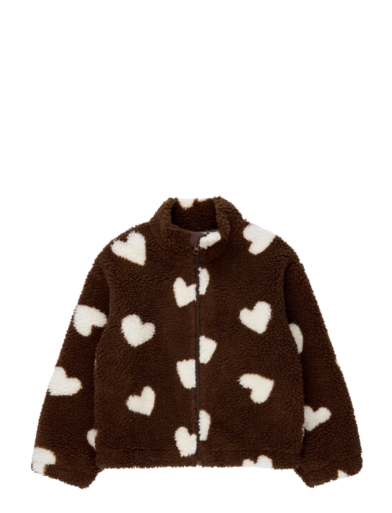 The New TNUnita OS Teddy Jacket - Vinterjackor - CHESTNUT AOP / brown