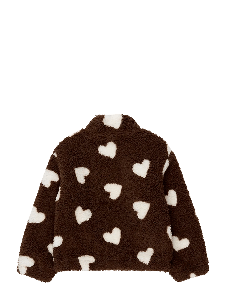 The New - TNUnita OS Teddy Jacket - chestnut aop - 1