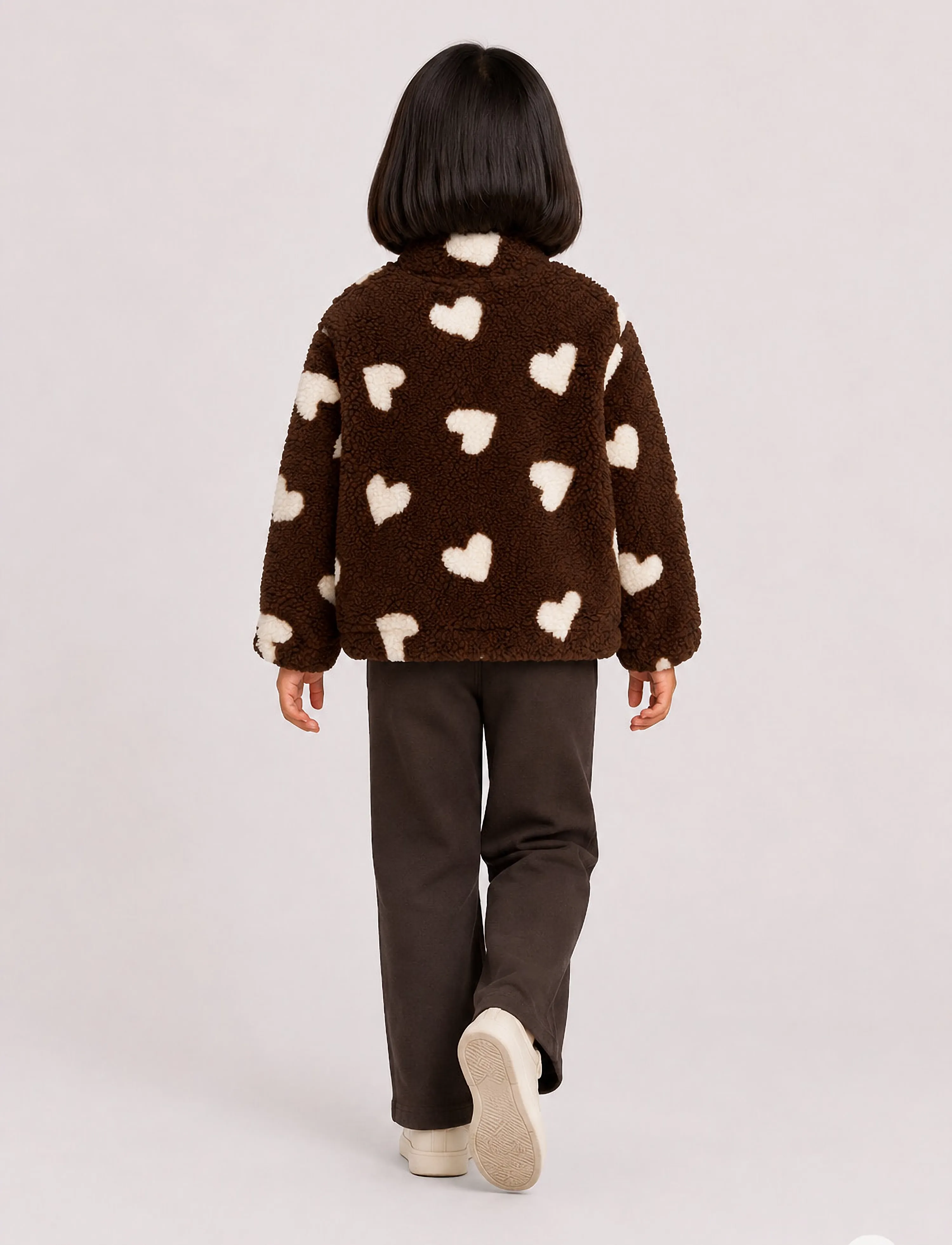 The New - TNUnita OS Teddy Jacket - fleecejacken - chestnut aop - 3