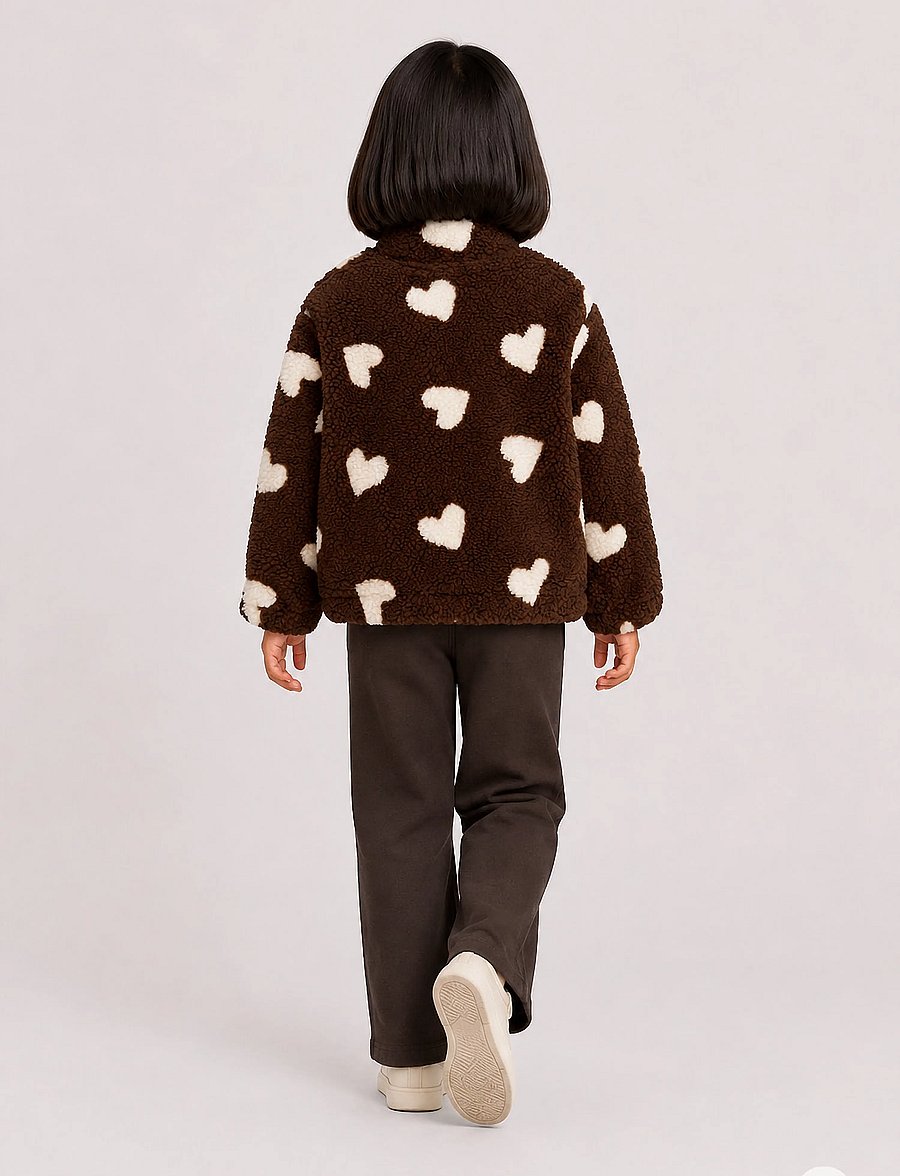 The New - TNUnita OS Teddy Jacket - fleecejacken - chestnut aop - 3