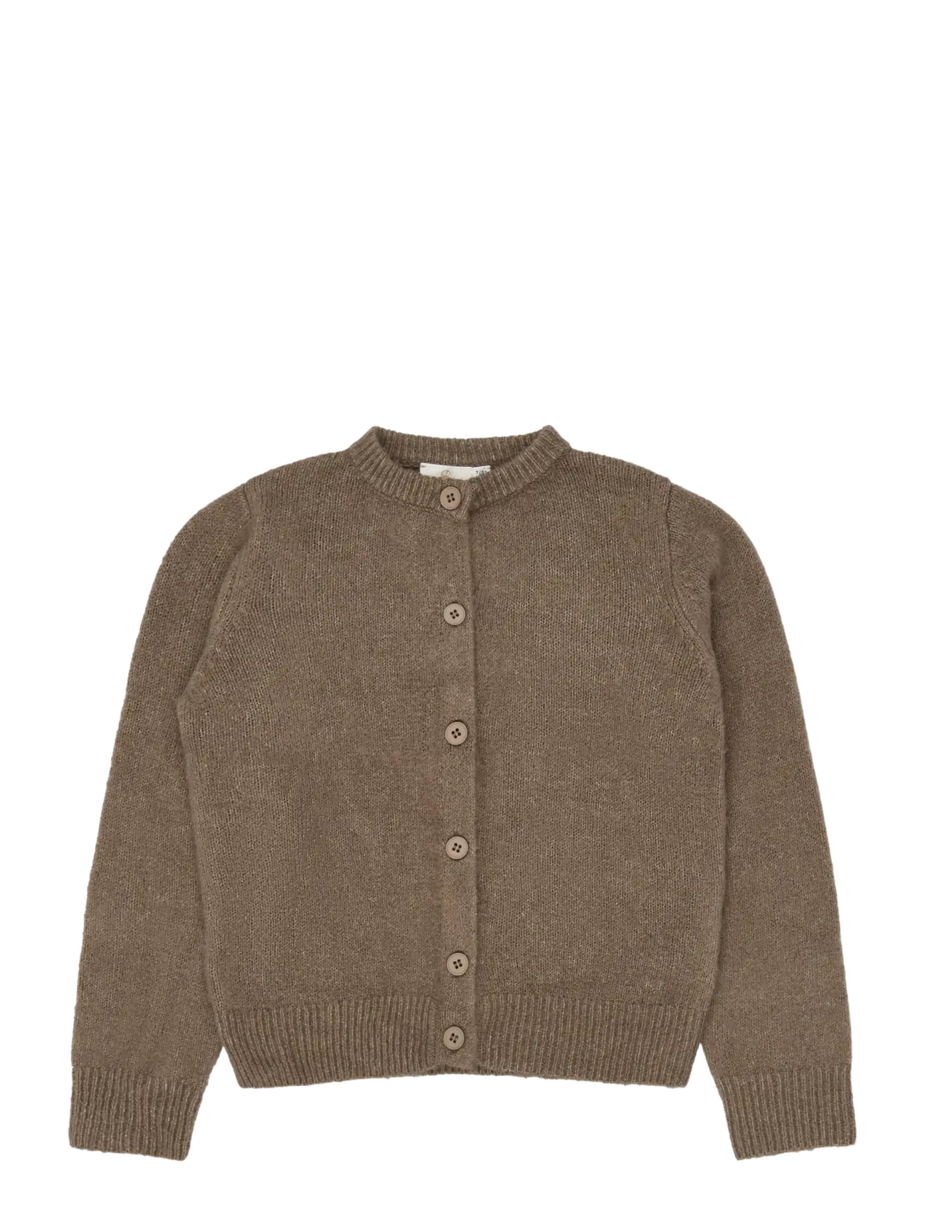 The New TNVerity Knit Cardigan - The New - TAUPE GRAY TN / brown