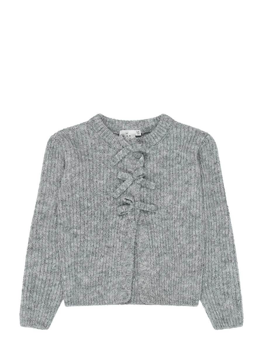 The New - TNValencia Knit Cardigan - leichte jacken - light grey melange - 0