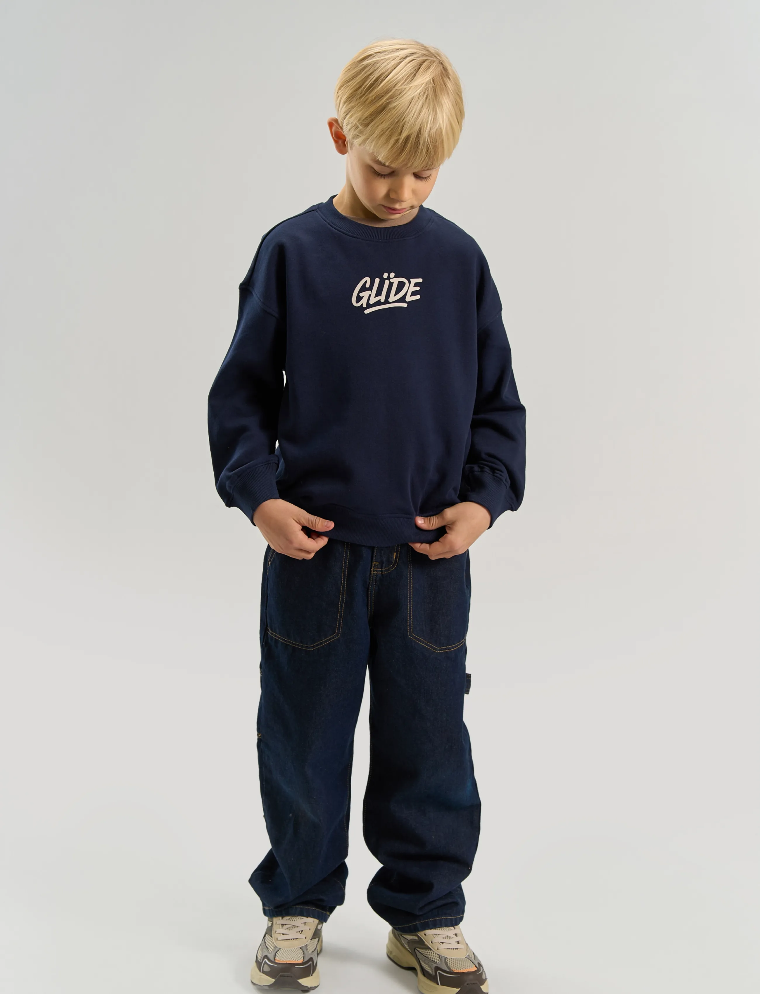 The New Tnvance Os Sweatshirt, 158/164, Sweatshirts & Hoodies, Marineblau - Sweatshirts, Kinder